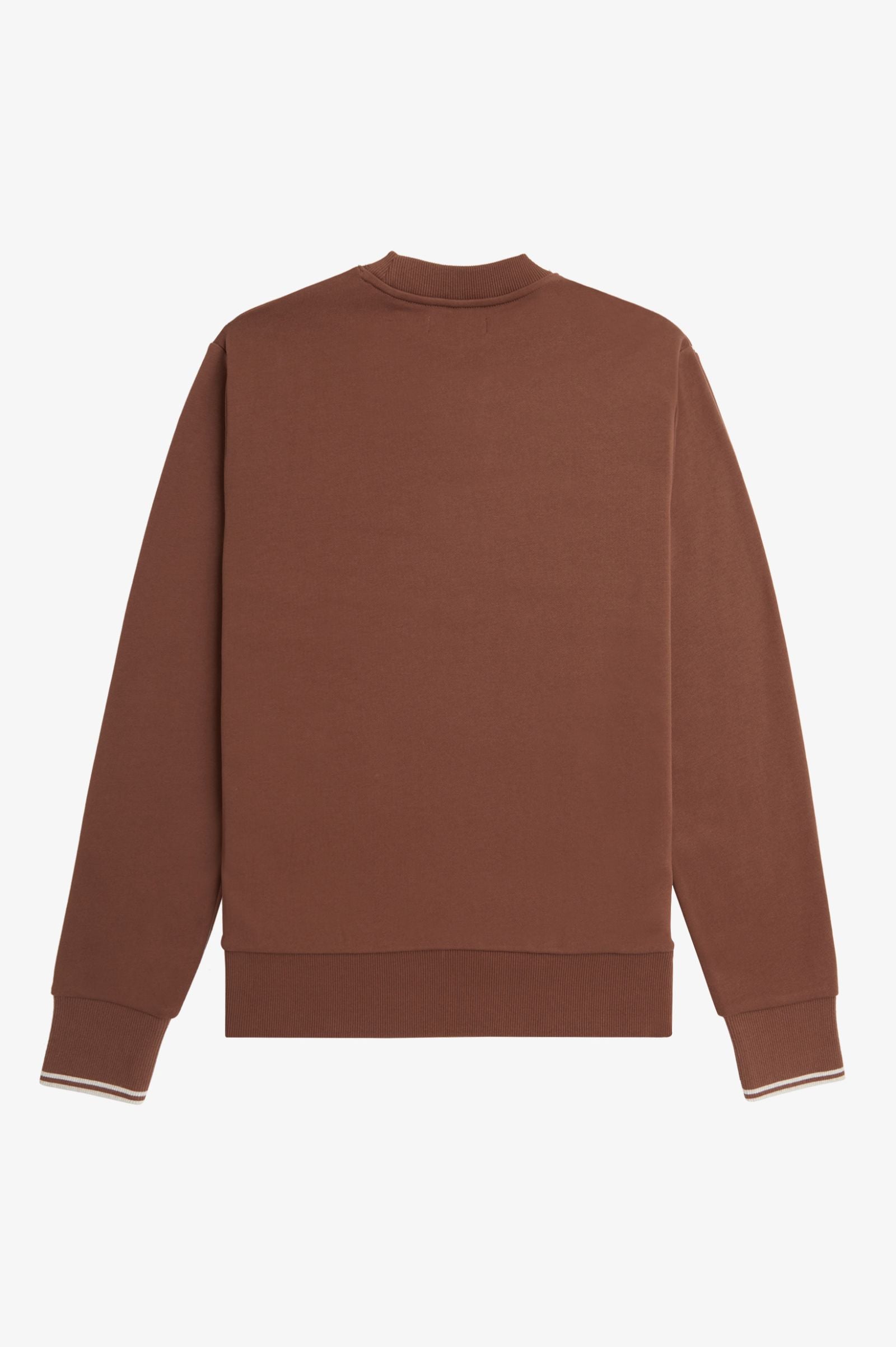 FP Crew Neck SweatShirt Fred Perry - Whisky Brown / Porridge Marl