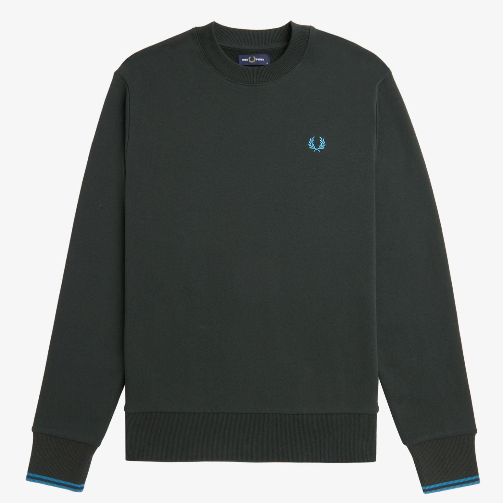 FP Crew Neck SweatShirt Fred Perry - Nightgreen / Ocean