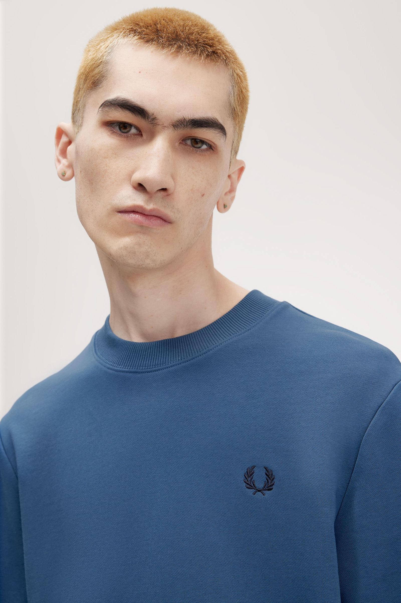 FP Crew Neck Swaetshirt Fred Perry - Midnight Blue