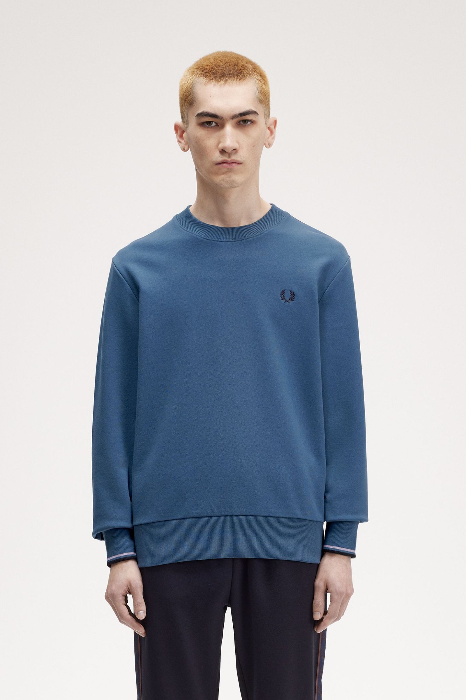 FP Crew Neck Swaetshirt Fred Perry - Midnight Blue