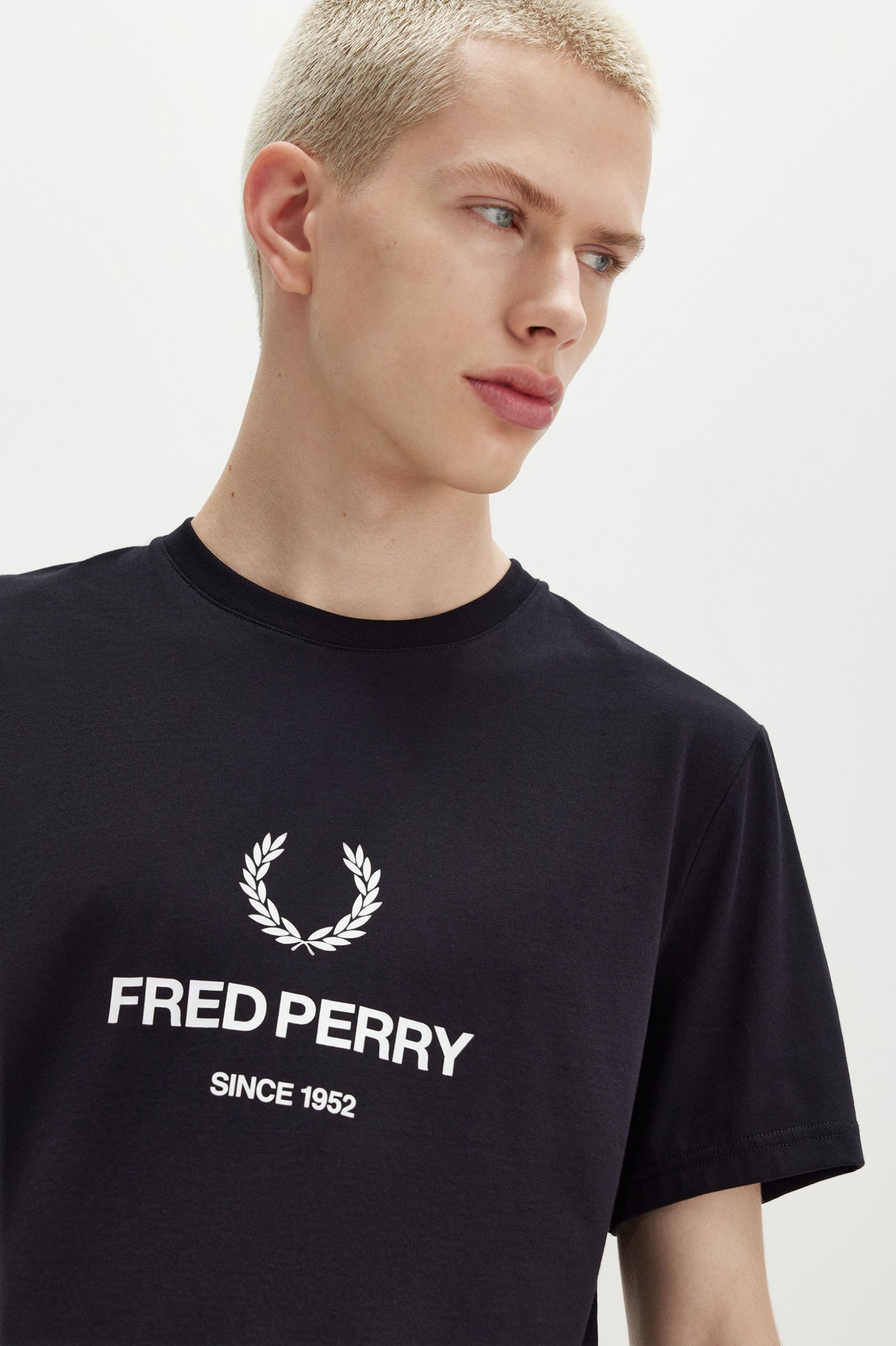 FP Fred Perry Graphic T-Shirt - Black