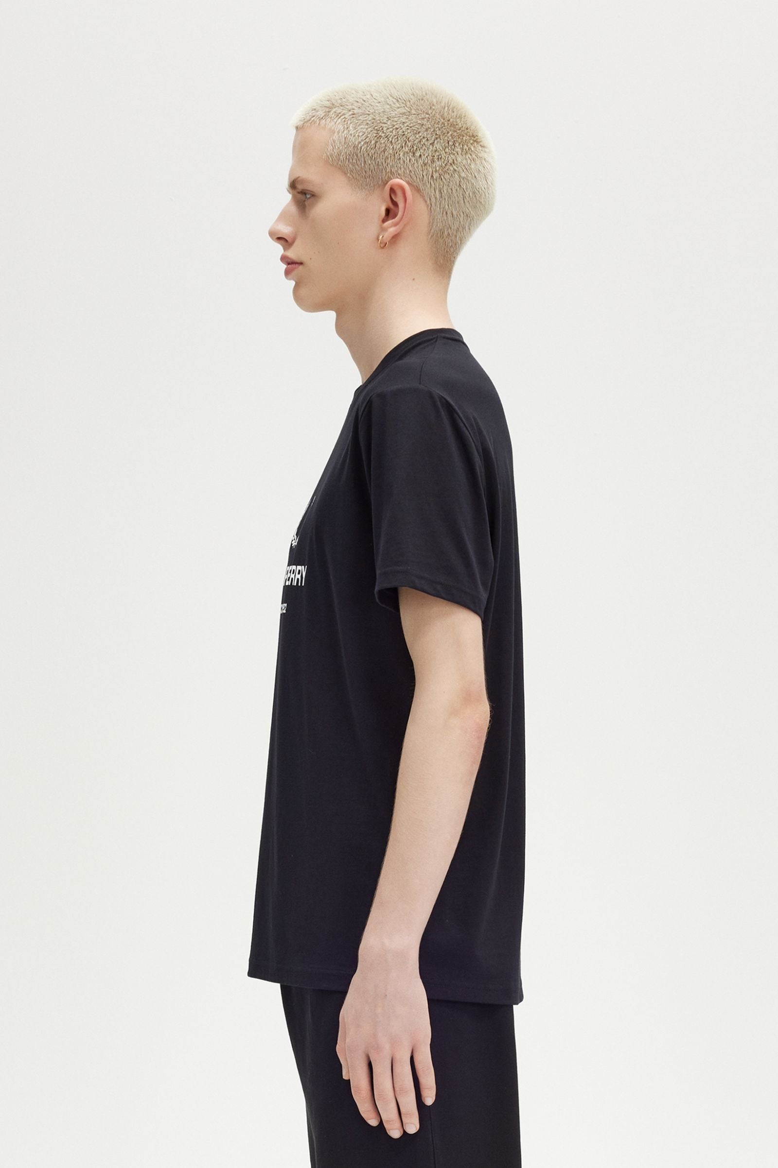 FP Fred Perry Graphic T-Shirt - Black