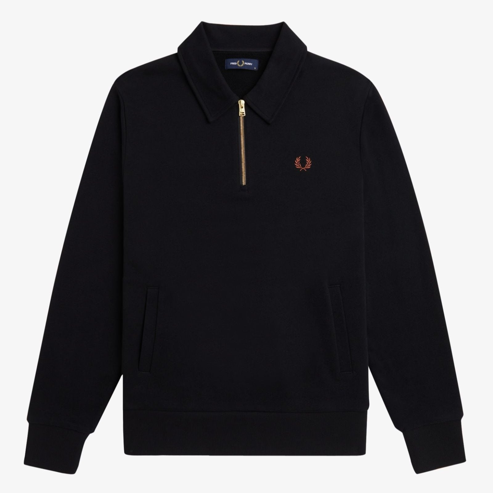 FP Half Zip Sweatshirt Fred Perry - Black