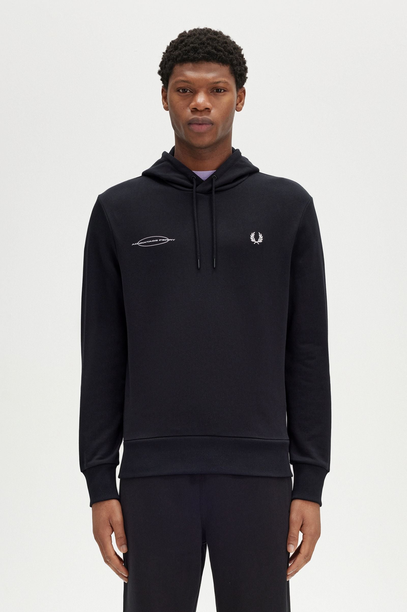 FP Advantage Perry Hooded Sweatshirt Fred Perry - Black