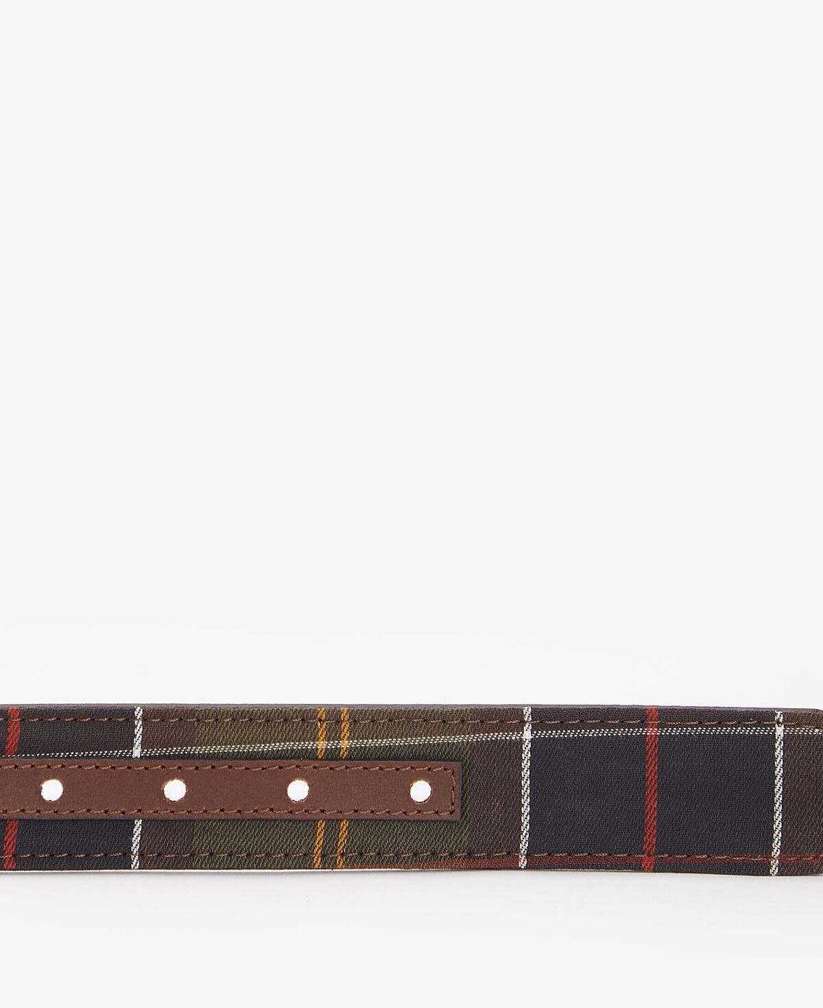 Barbour – Reversible Tartan Leather Belt – Classic Tartan/Brown