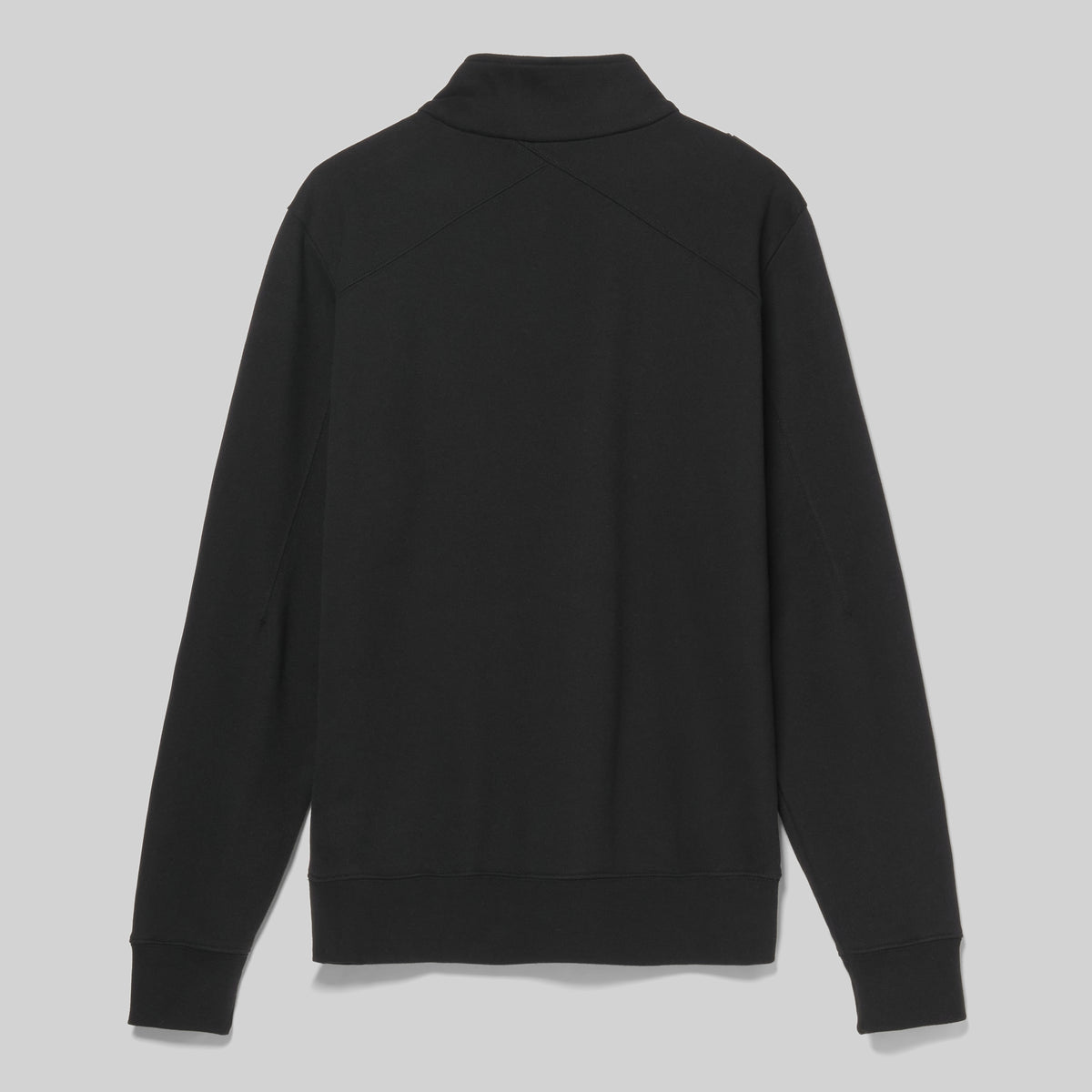 MASTRUM Training Quarter Zip Sweat Jet Black - retro