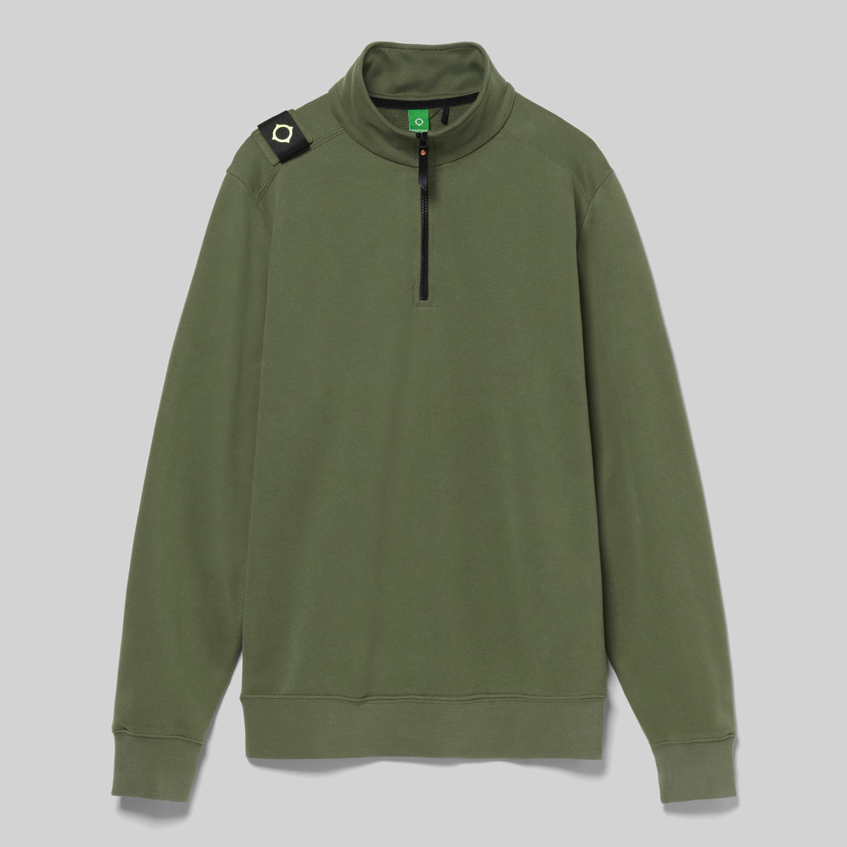 MASTRUM Training Quarter Zip Sweat Bronze Green