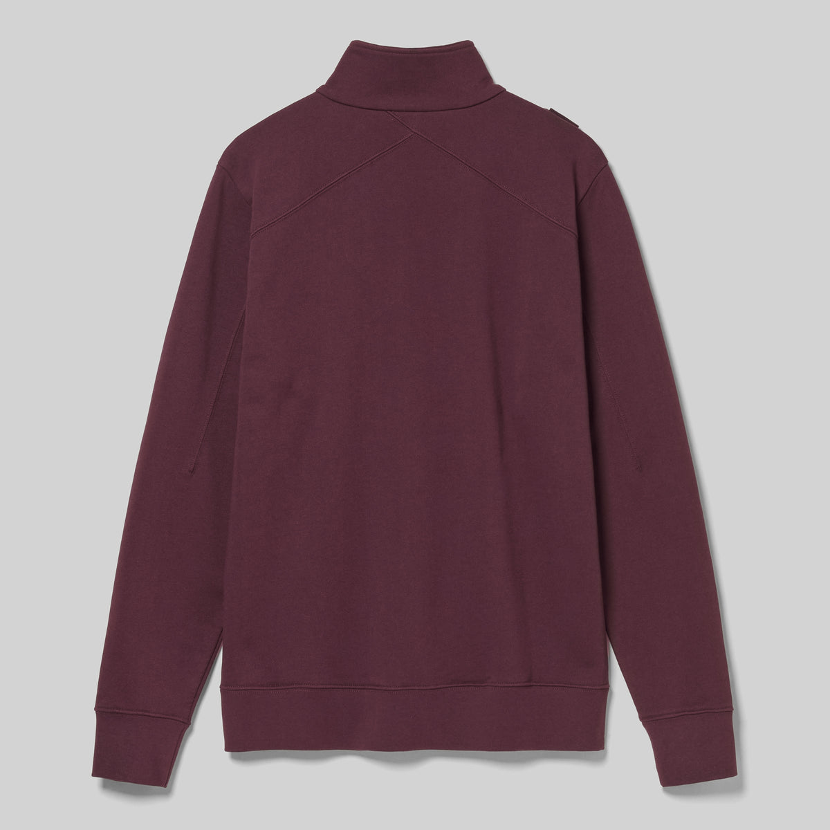 MASTRUM Training Quarter Zip Sweat Wine - retro