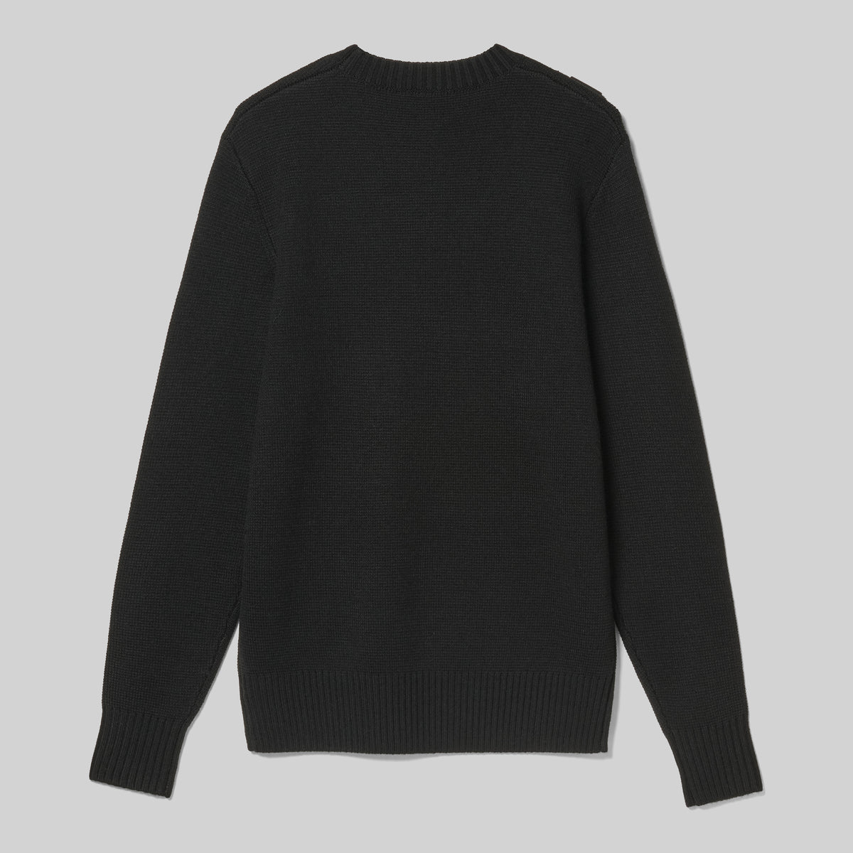 MASTRUM Oka Crew Knit Jet Black - retro