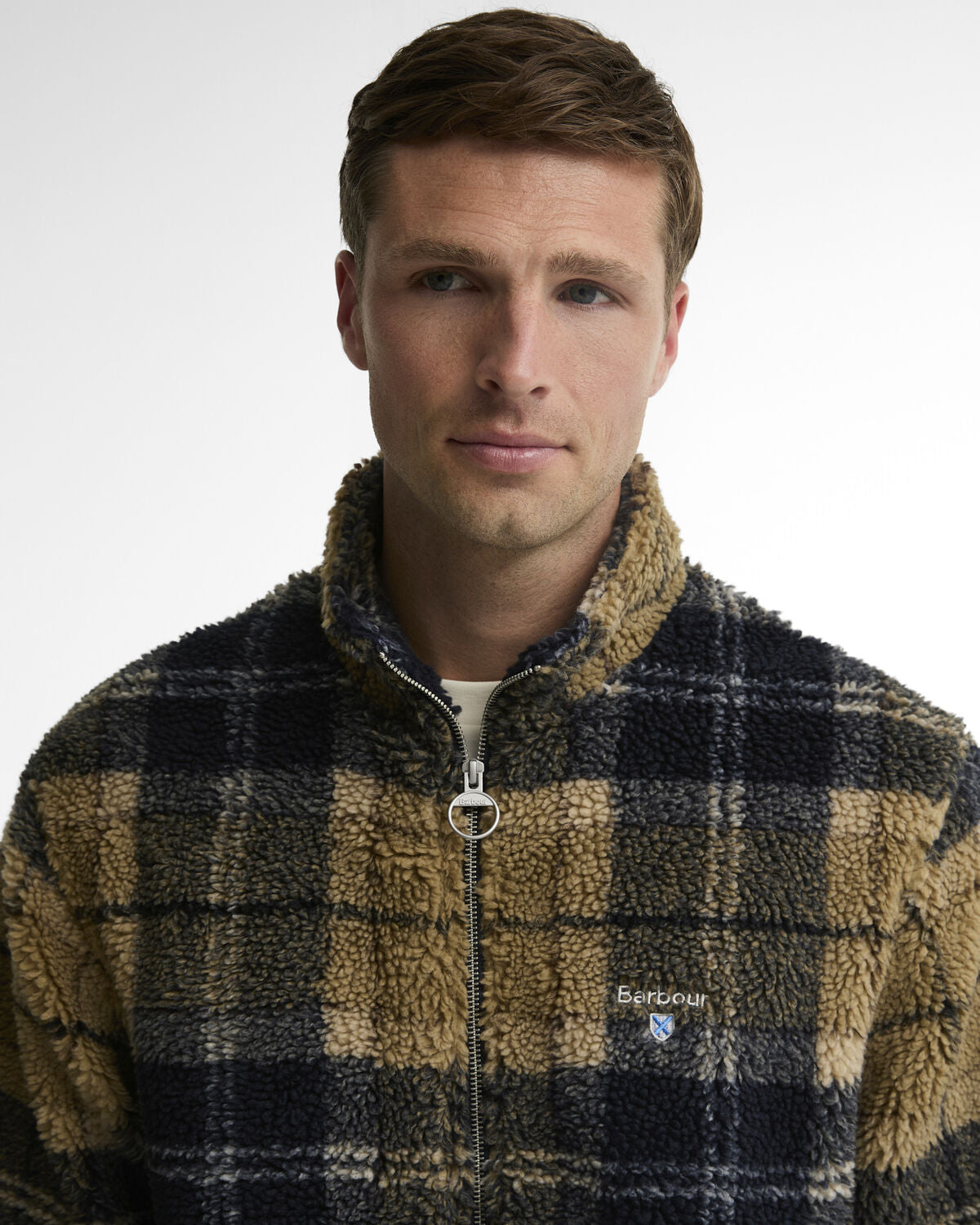 Barbour – Tartan Fleece Zip Through – Birchwood Dress Tartan