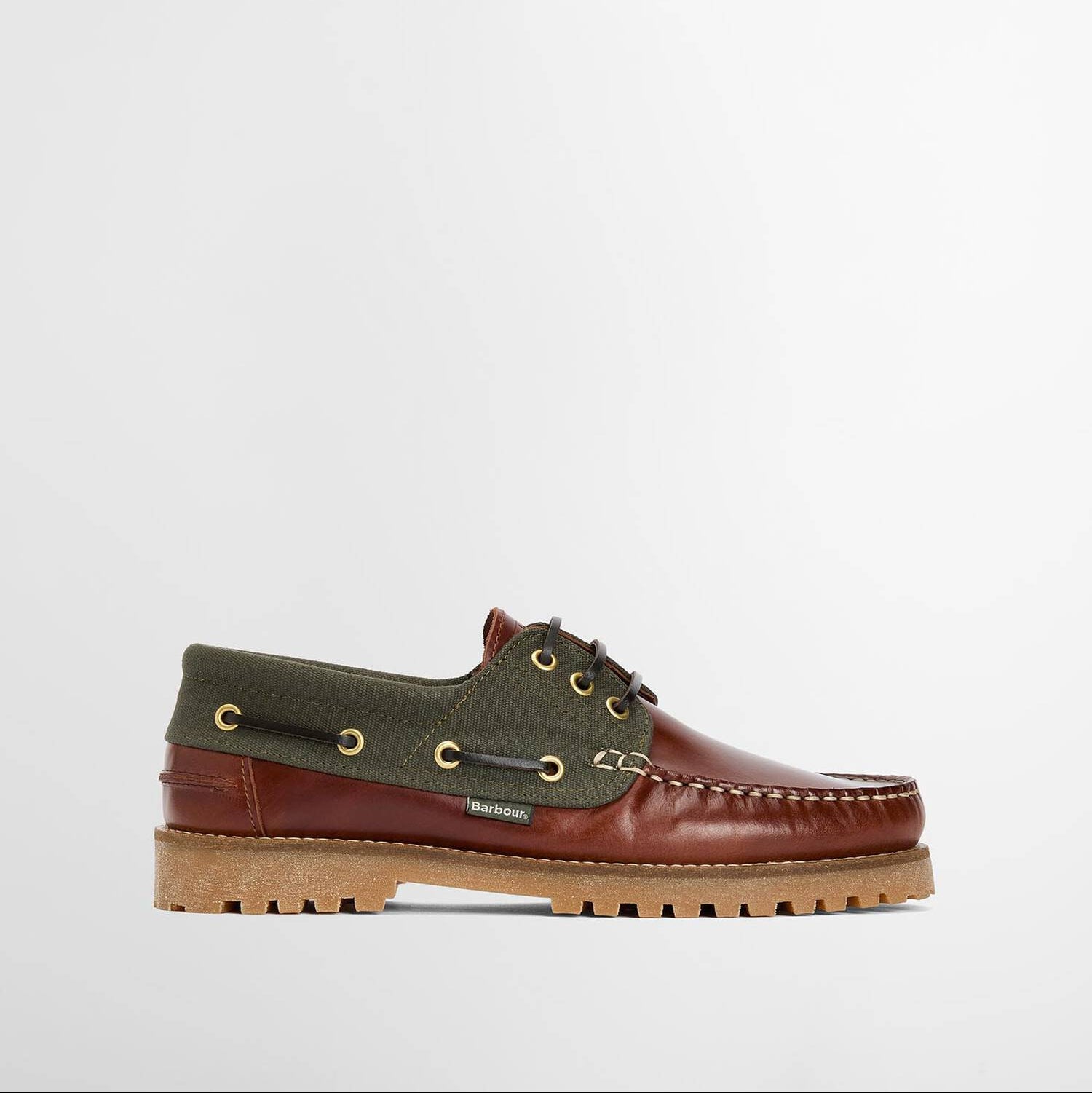 Deck Boat Shoes Barbour AW25 - Mahogany