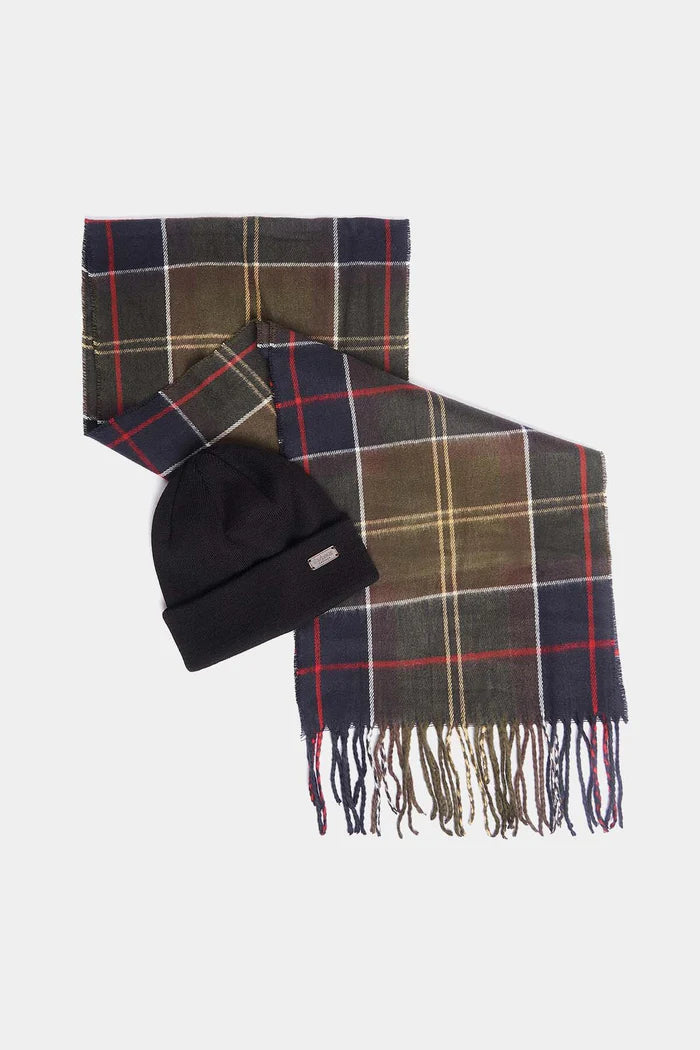Set regalo con berretto Swinton e sciarpa Galingale Barbour - Classic