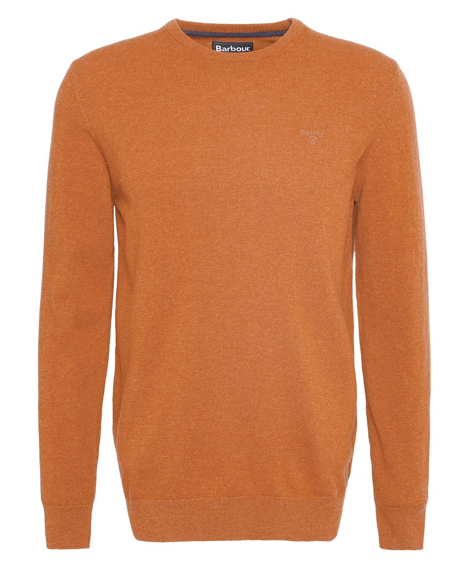 Essential L/Wool Crew Neck Fw24 Knitwear -  Dark Copper