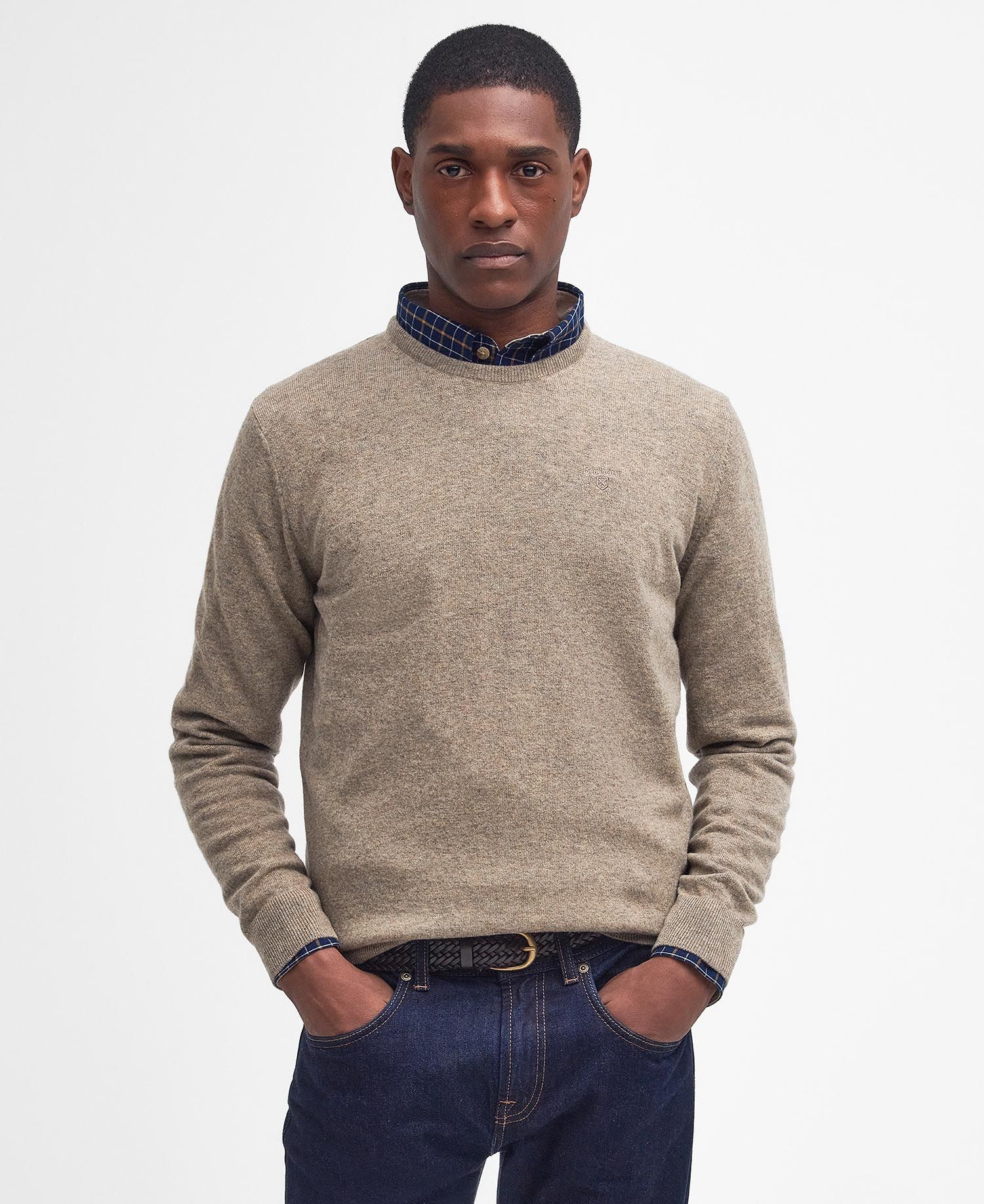 Essential L/Wool Crew Neck Fw24 Knitwear -  Fossil