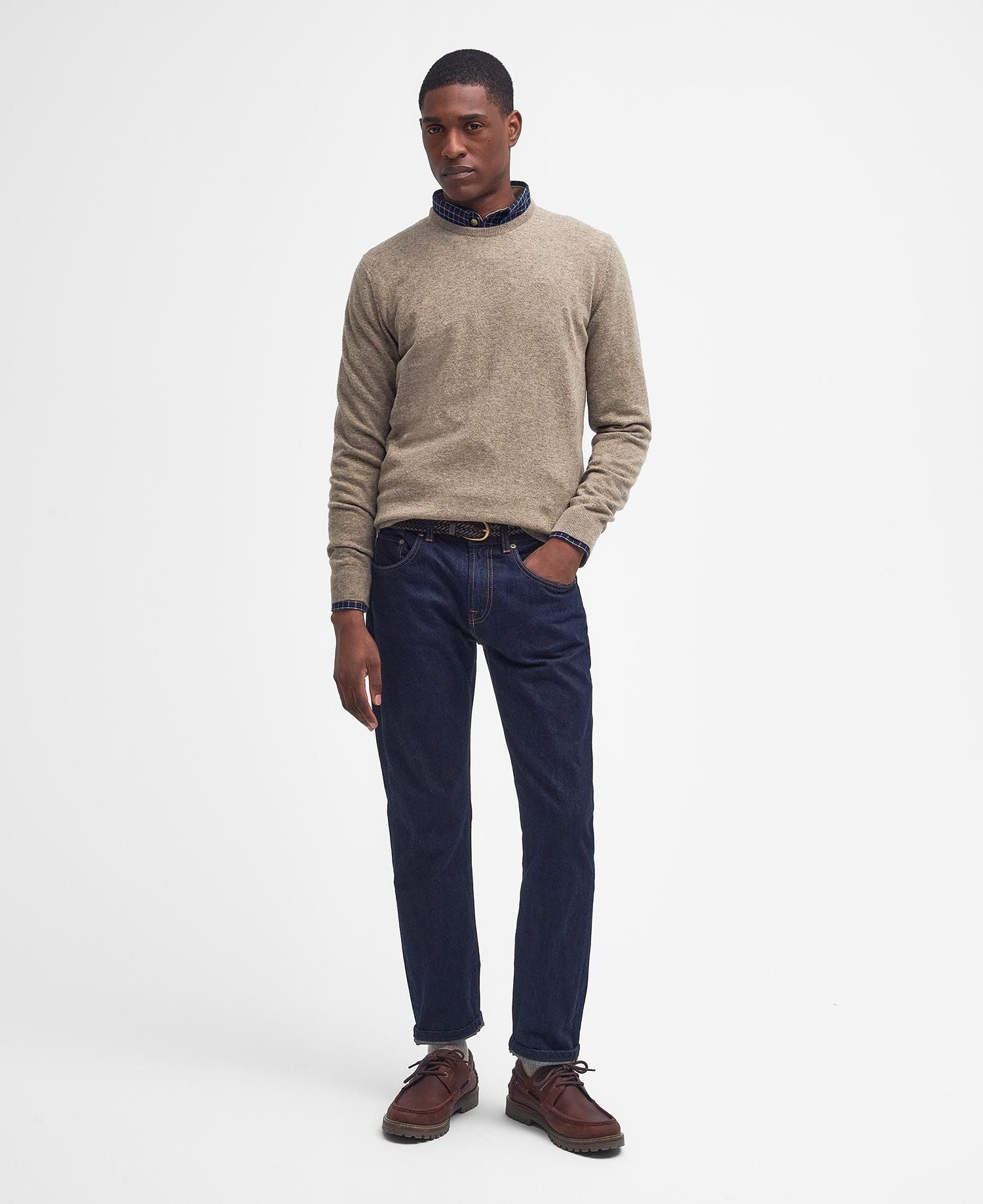 Essential L/Wool Crew Neck Fw24 Knitwear -  Fossil