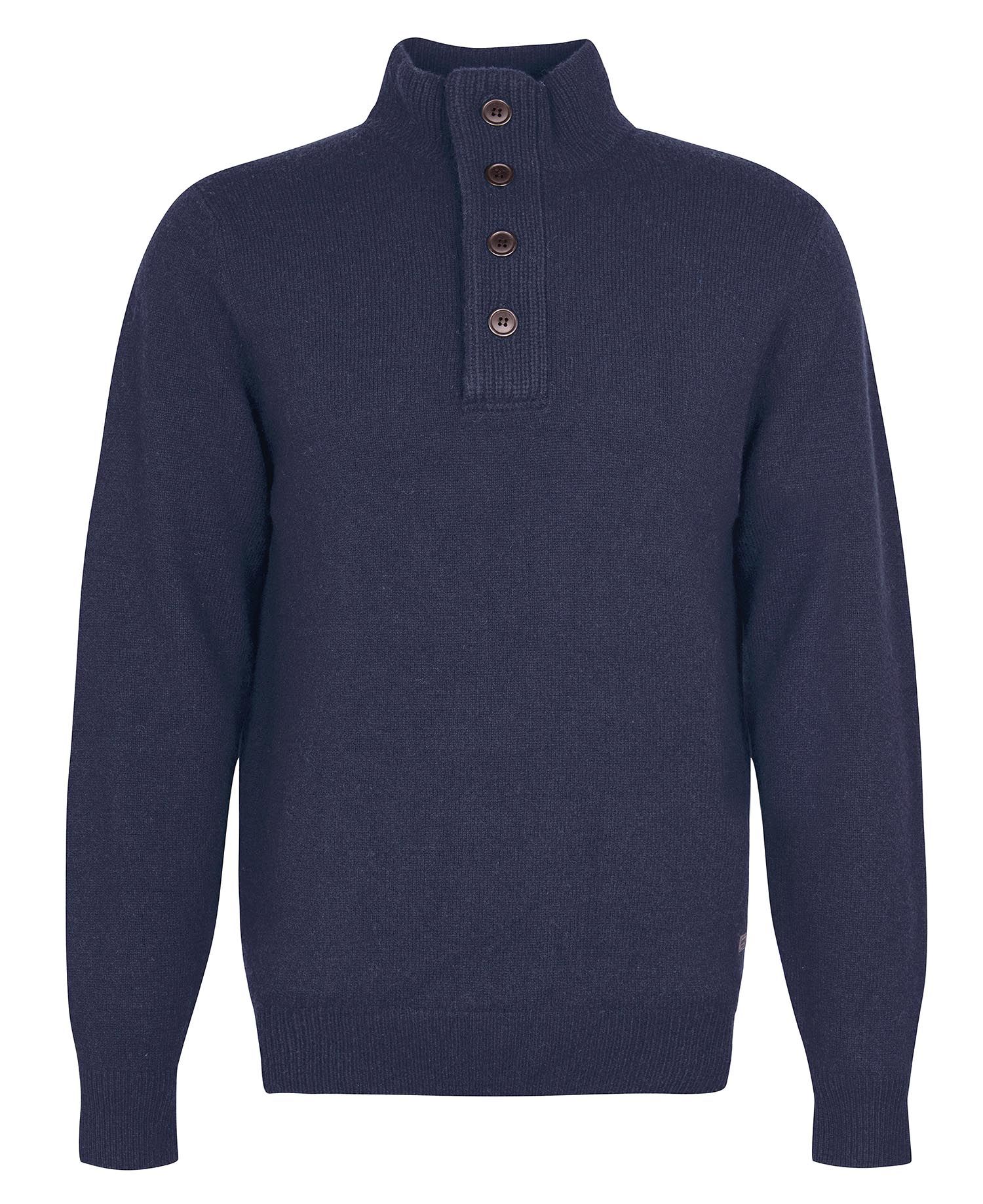 Essential Patch Half Zip Fw24 Barbour Knitwear - Navy