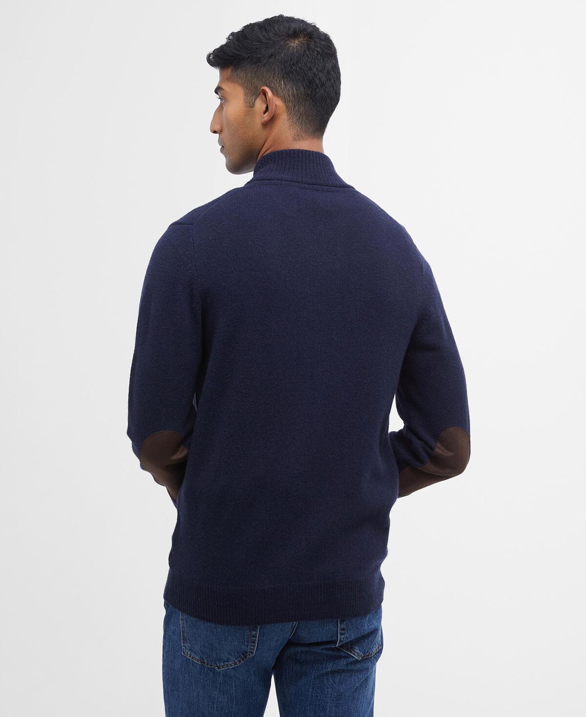 Barbour – Essential Patch Zip Through – Navy
