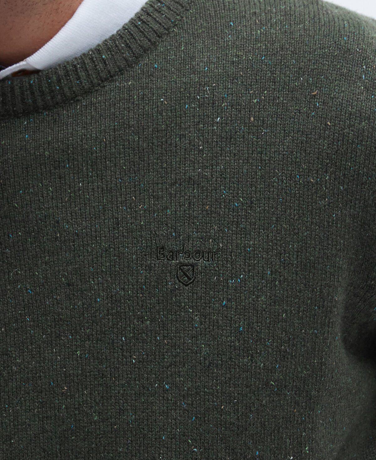 Barbour – Essential Tisbury Crew – Dark Seaweed