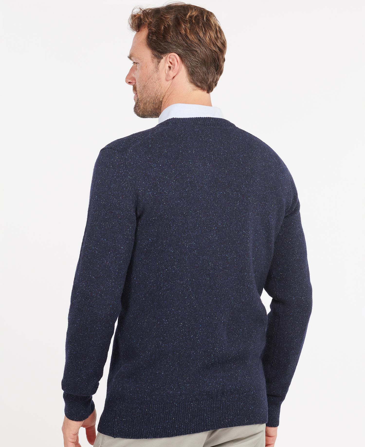 Essential Tisbury Crew Fw24 Knitwear Barbour - Navy