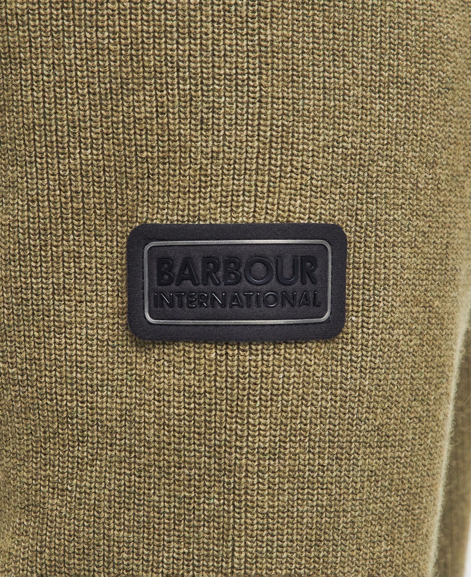 Crawley Crew Neck Jumper Fw24 Barbour International - Olive