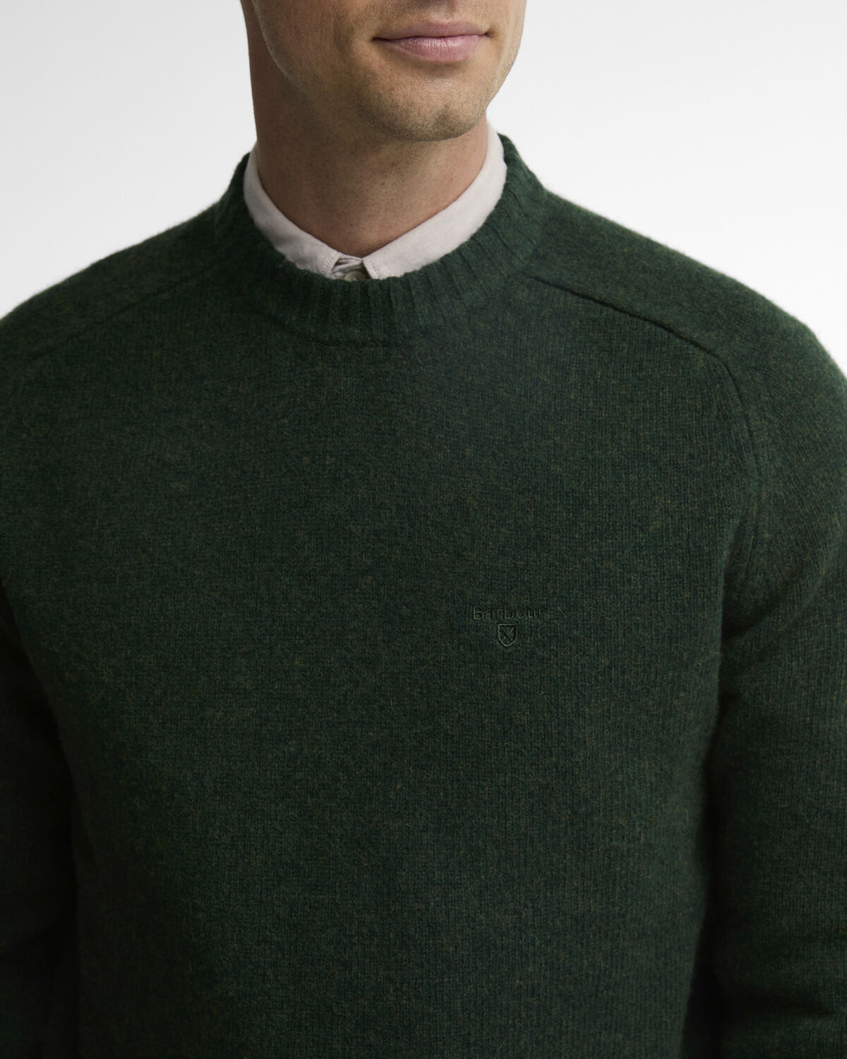 Barbour – Newtown Crew Neck Sweater – Sage