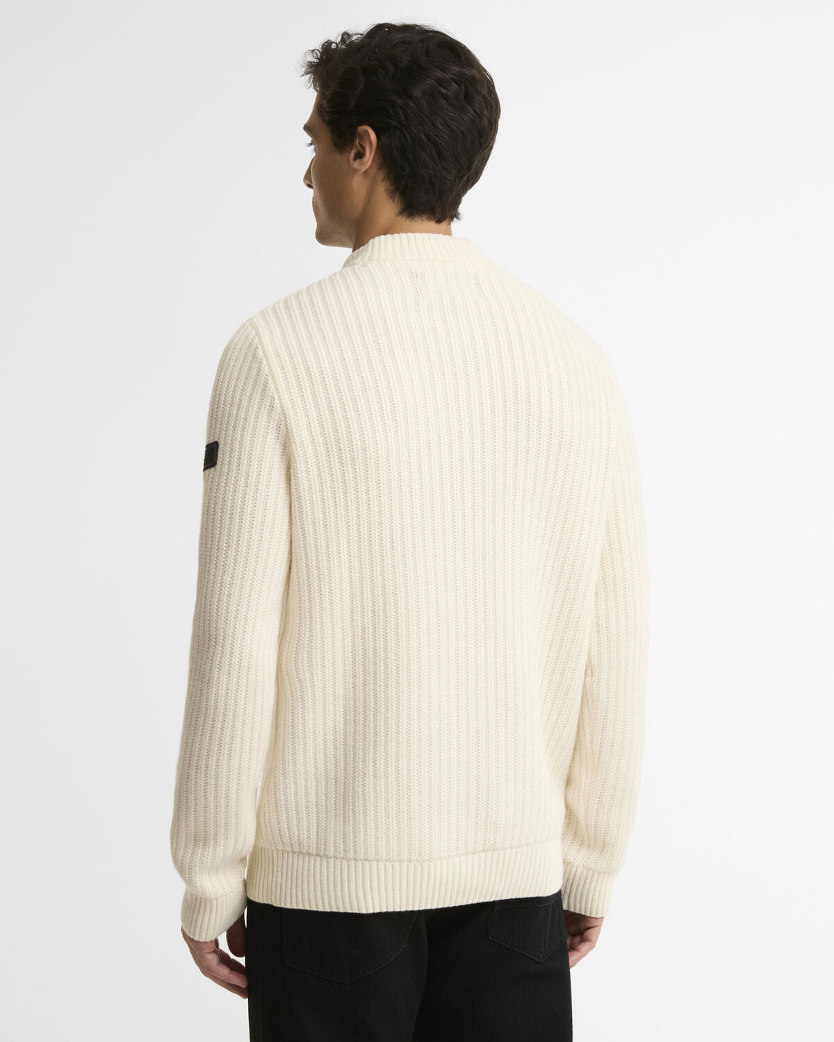 Barbour International – Oxham Crew Jumper – Whisper White