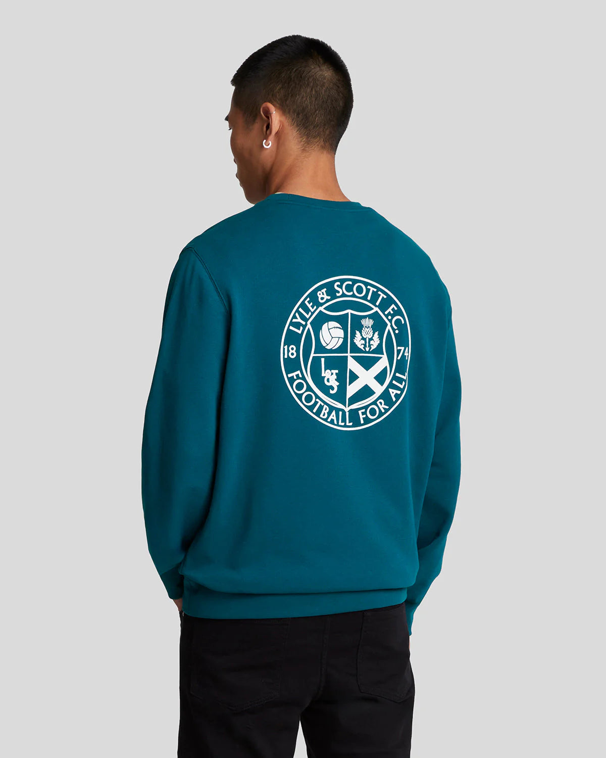 Football for All Graphic Sweatshirt Lyle & Scott - Apres Navy