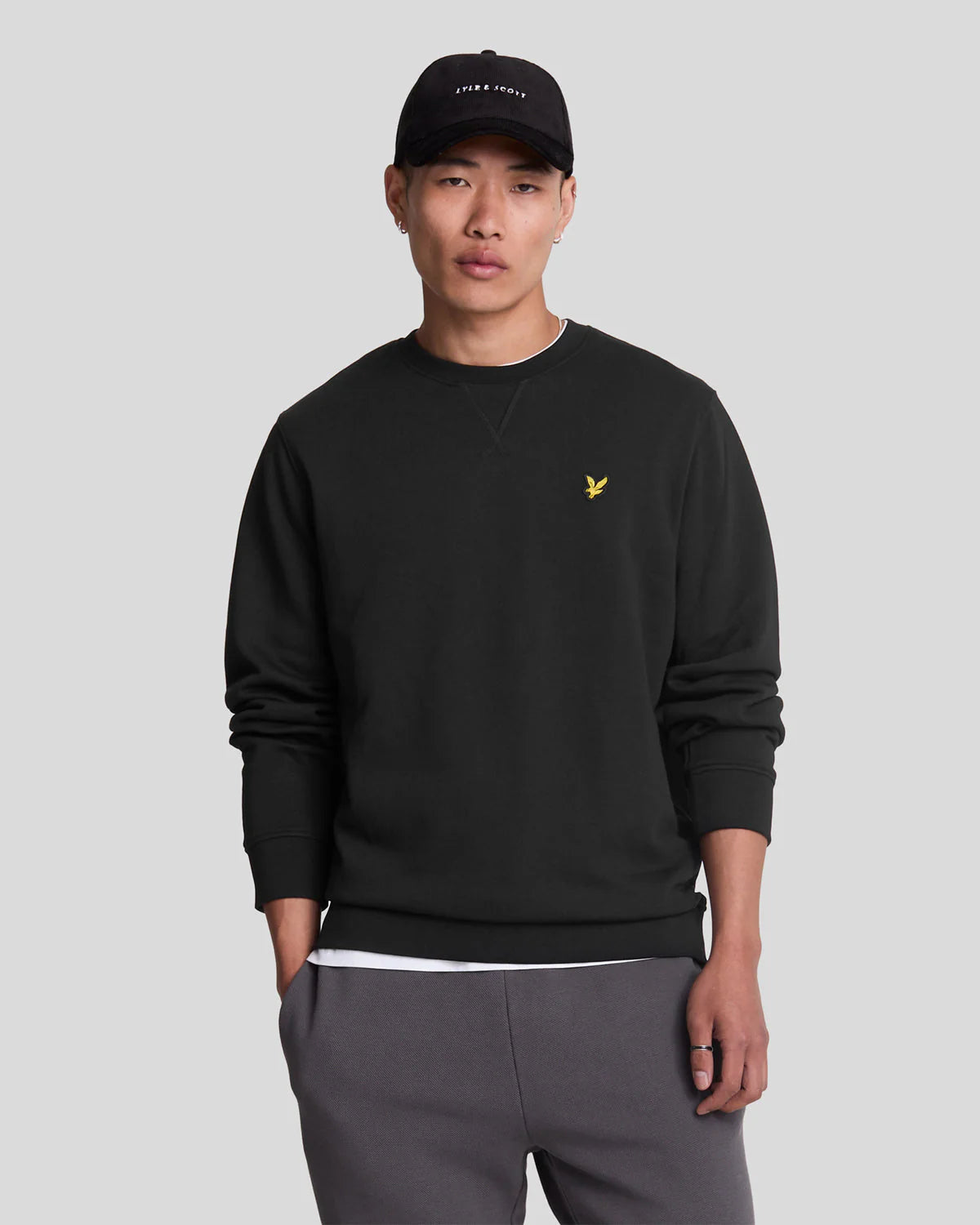 Football for All Graphic Sweatshirt Lyle & Scott - Jet Black