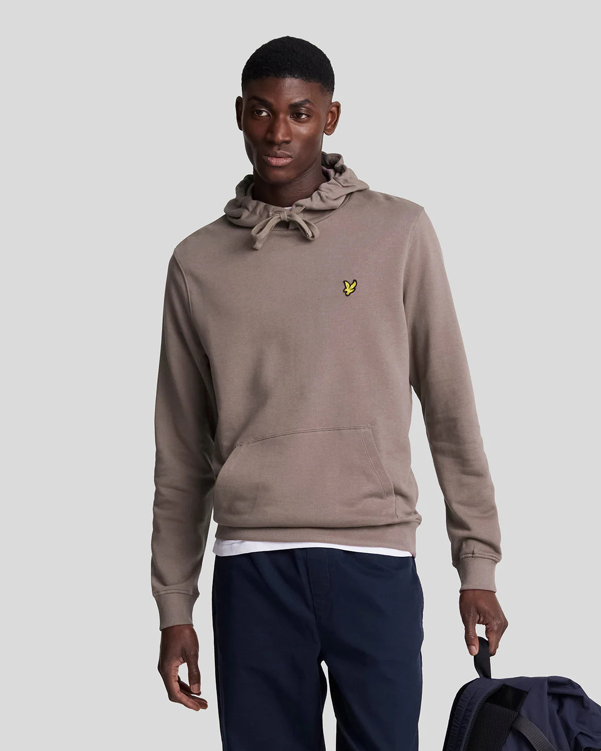 Brushed Back Hoodie Sweatshirt Lyle & Scott - Heritage Taupe