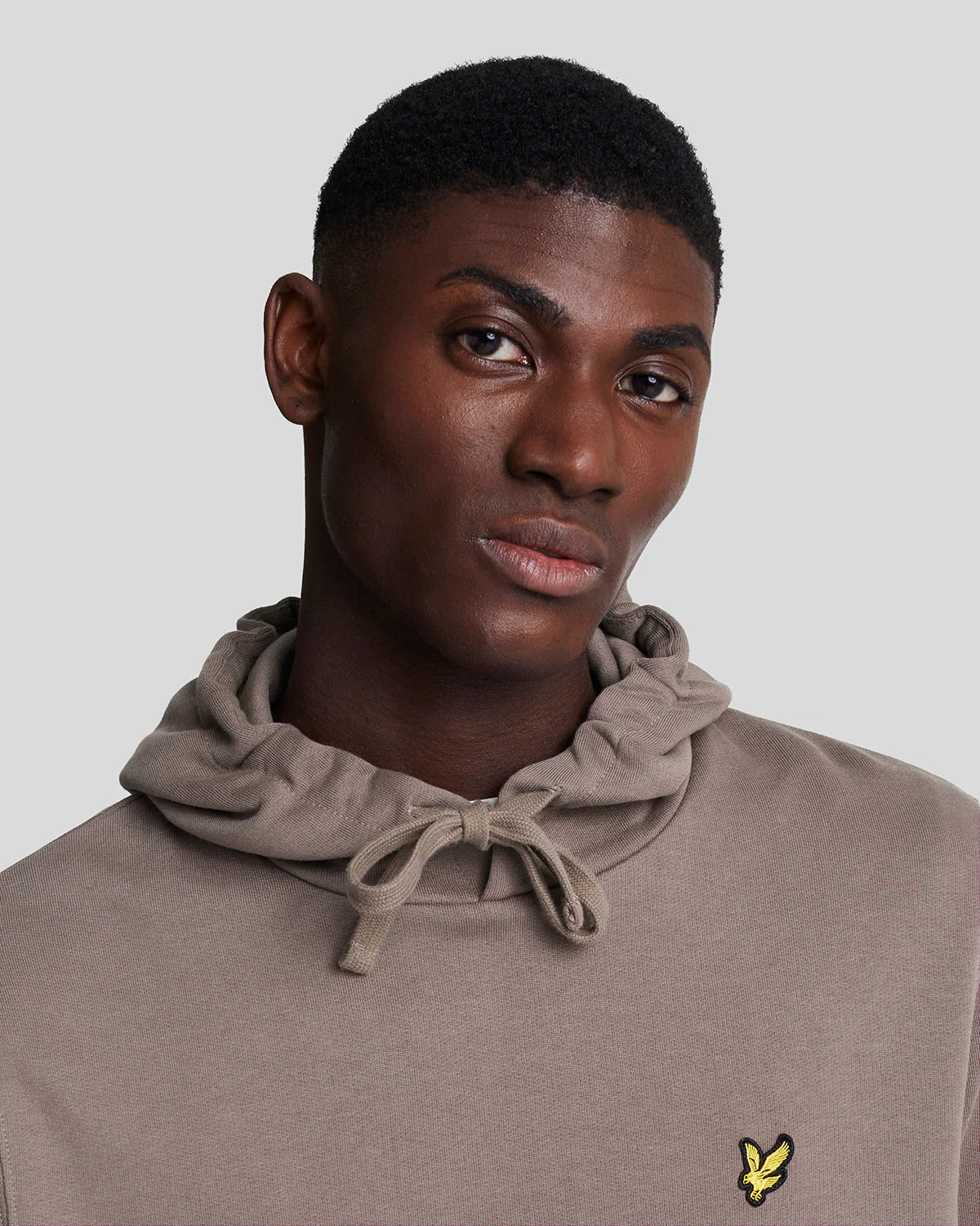 Brushed Back Hoodie Sweatshirt Lyle & Scott - Heritage Taupe