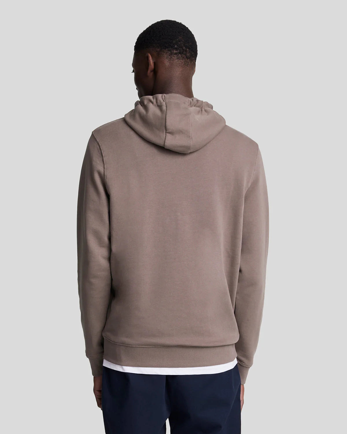 Brushed Back Hoodie Sweatshirt Lyle & Scott - Heritage Taupe