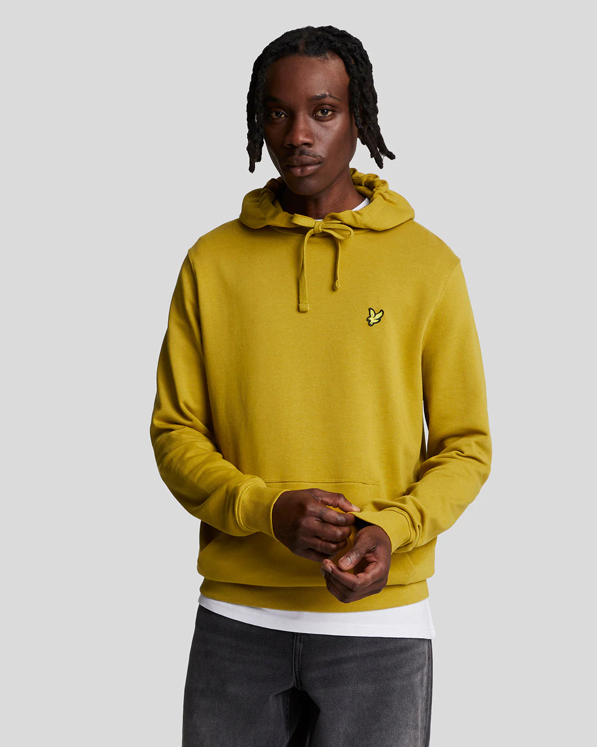 Brushed Back Hoodie Sweatshirt Lyle & Scott - Ellaness Gold