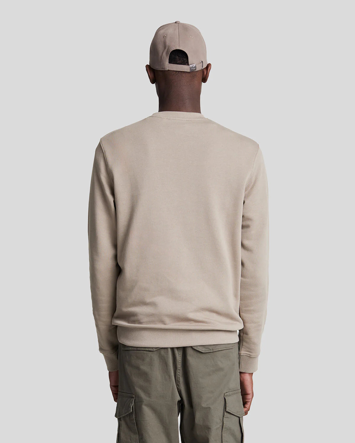 Brushed Back Crew Neck Sweatshirt Lyle & Scott - Heritage Taupe