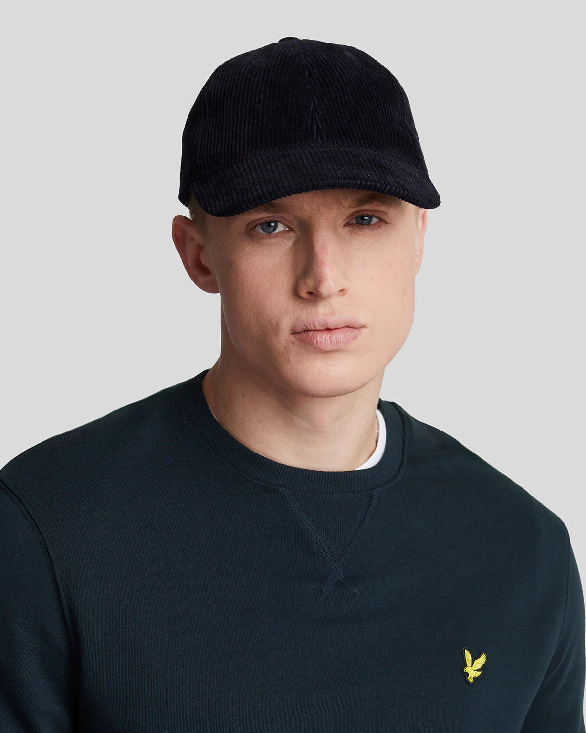 Brushed Back Crew Neck Sweatshirt Lyle & Scott - Dark Navy