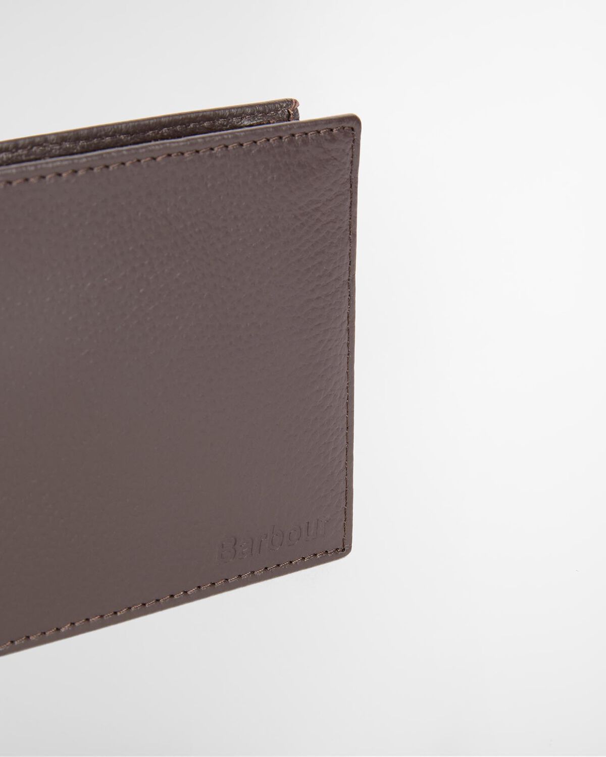 Barbour – Amble Leather Billfold Wallet – Dark Brown