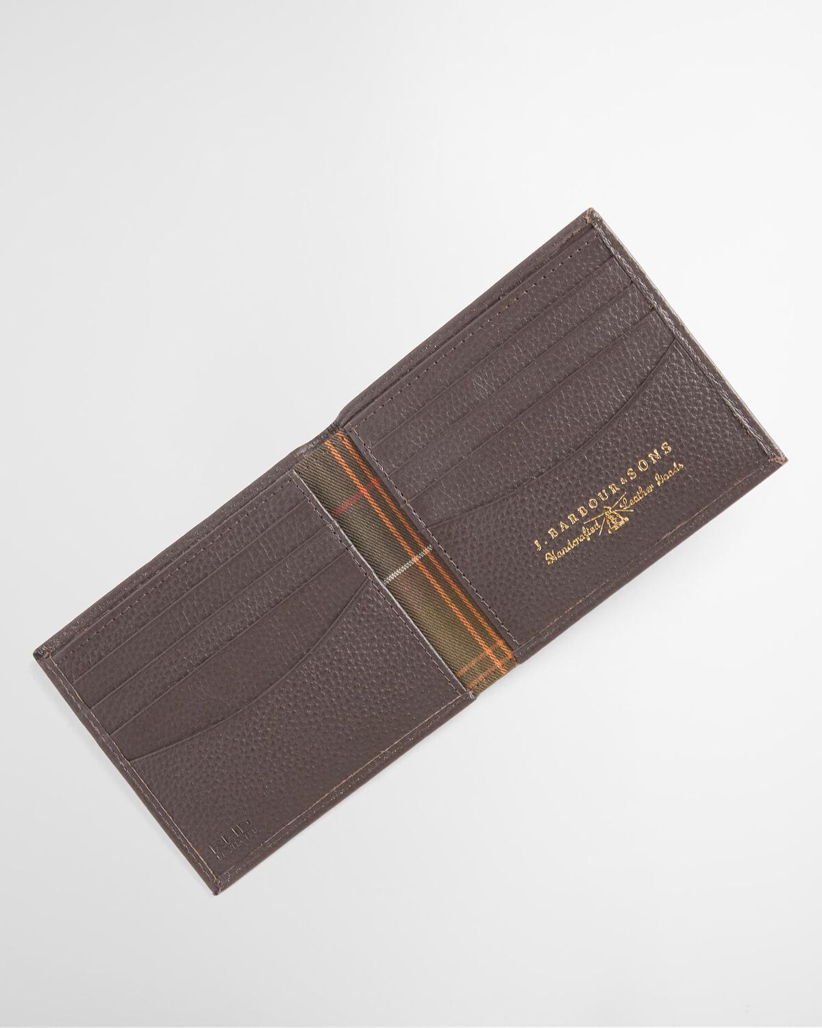 Barbour – Amble Leather Billfold Wallet – Dark Brown