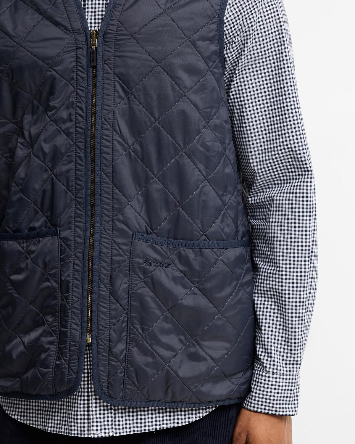 Barbour – Polarquilt Waistcoat Zip Liner – Navy