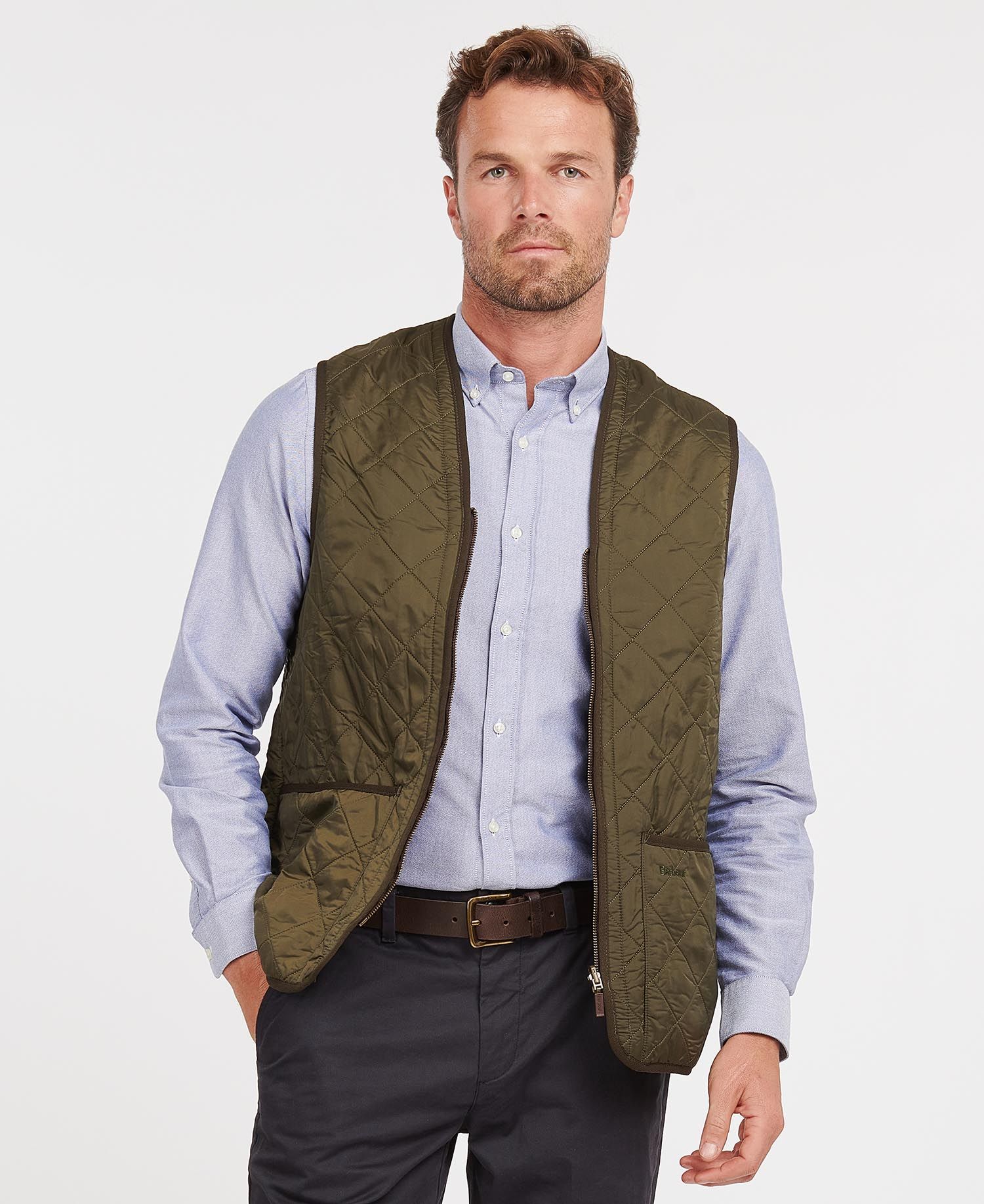 PolarQuilt WaistCoat Zip Liner FW24 Barbour - Olive