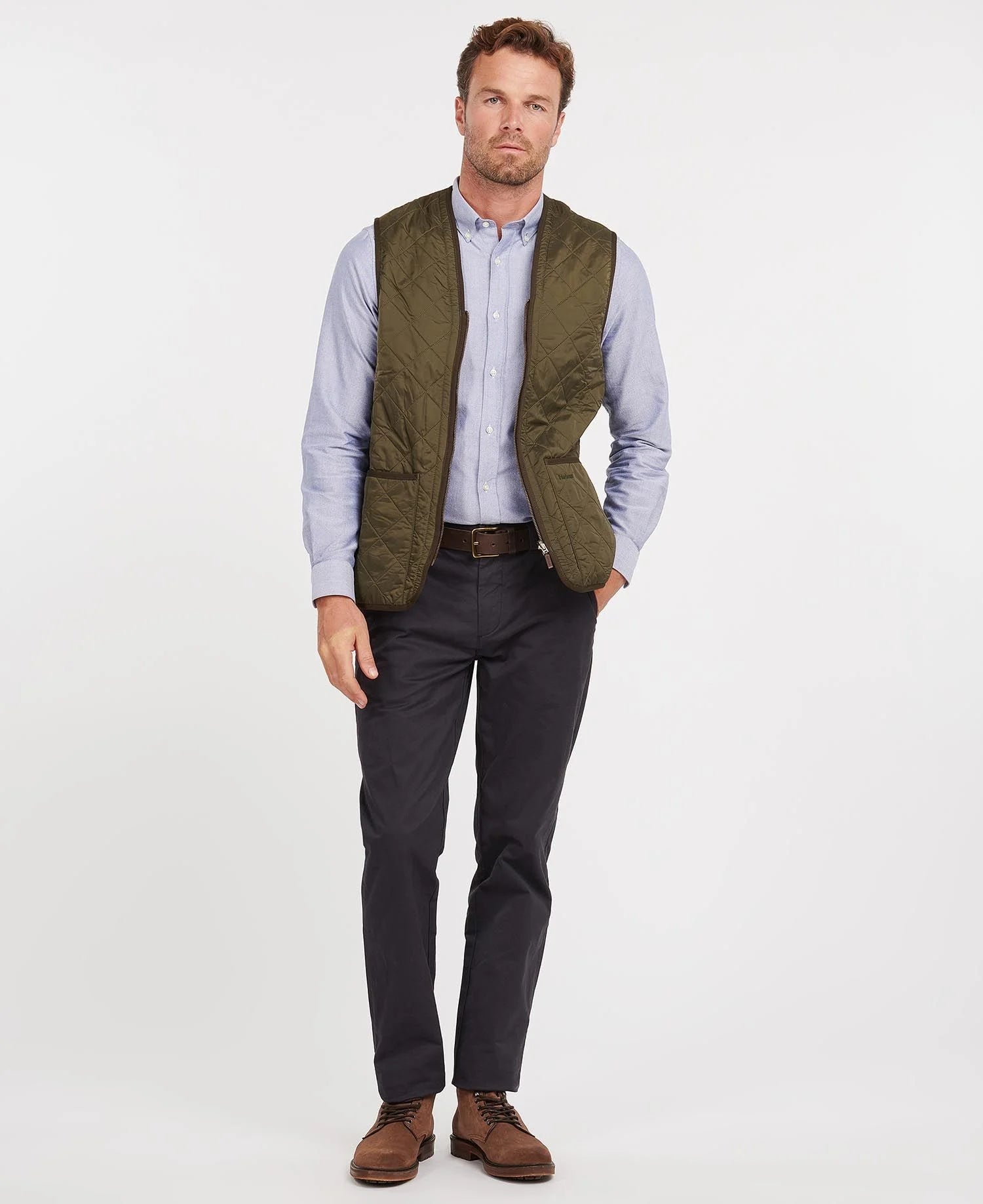 PolarQuilt WaistCoat Zip Liner FW24 Barbour - Olive