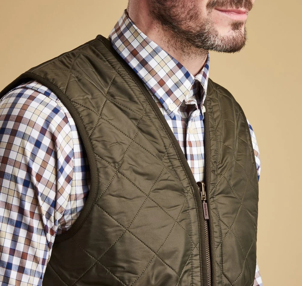 PolarQuilt WaistCoat Zip Liner FW24 Barbour - Olive