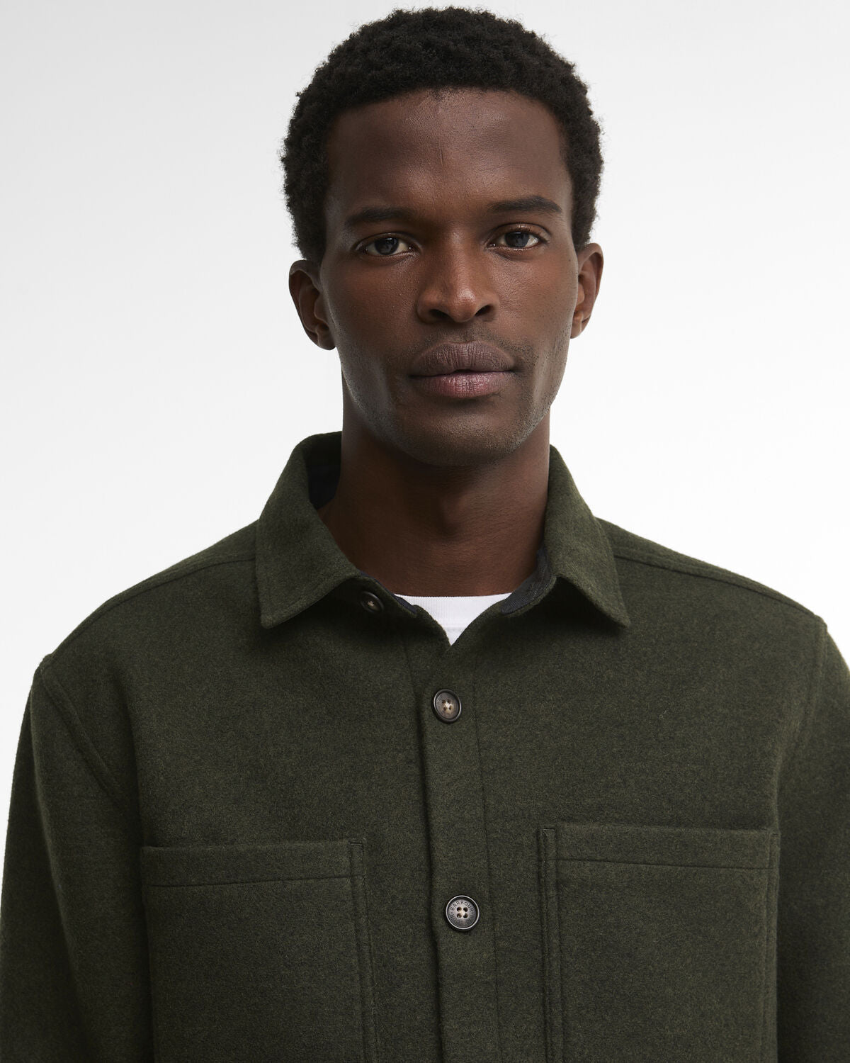 Barbour – Marltown Tail Wool Blend Overshirt – GN13