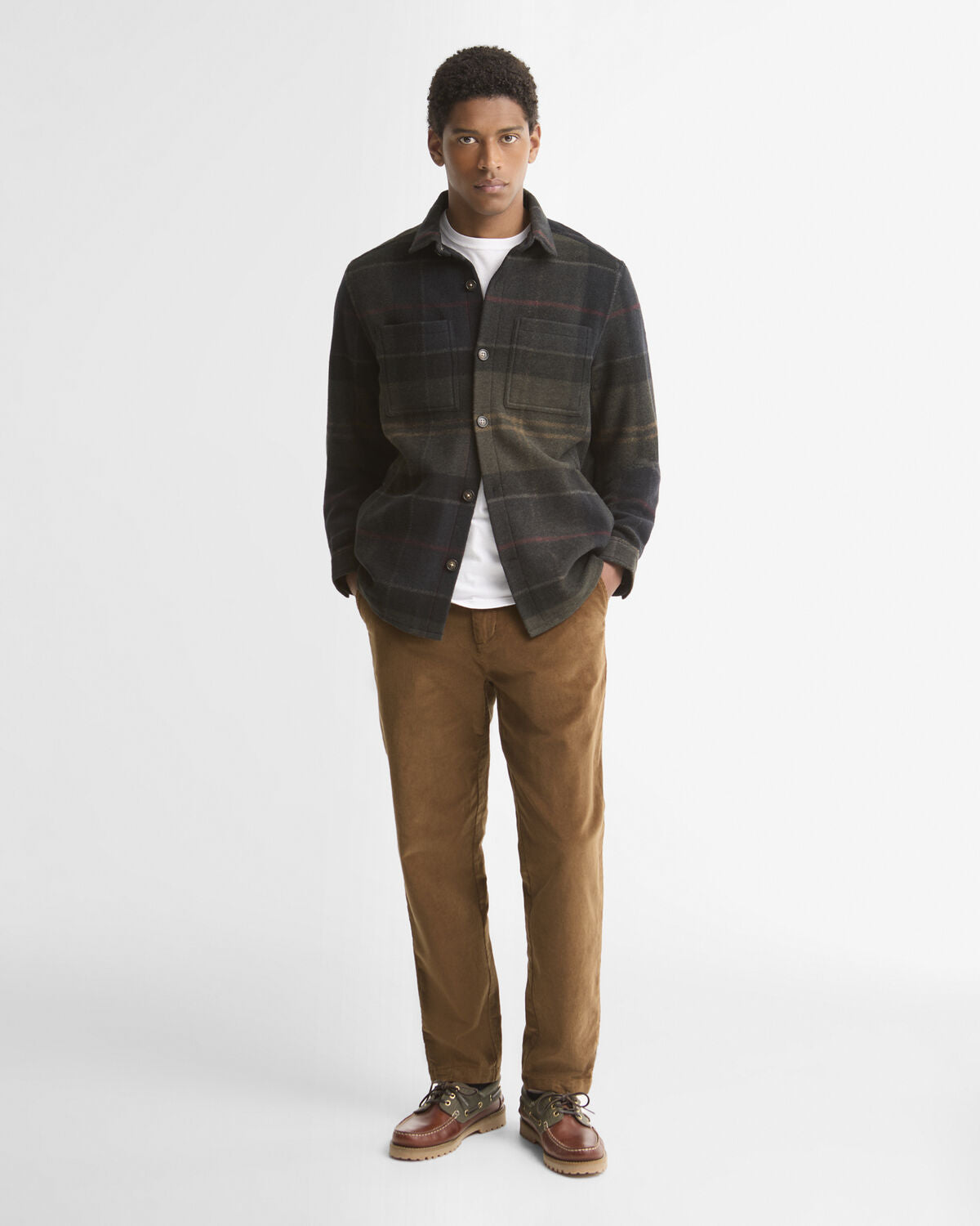 Barbour – Woodlane Tail Brush CCX Overshirt – Shadow Classic Tartan