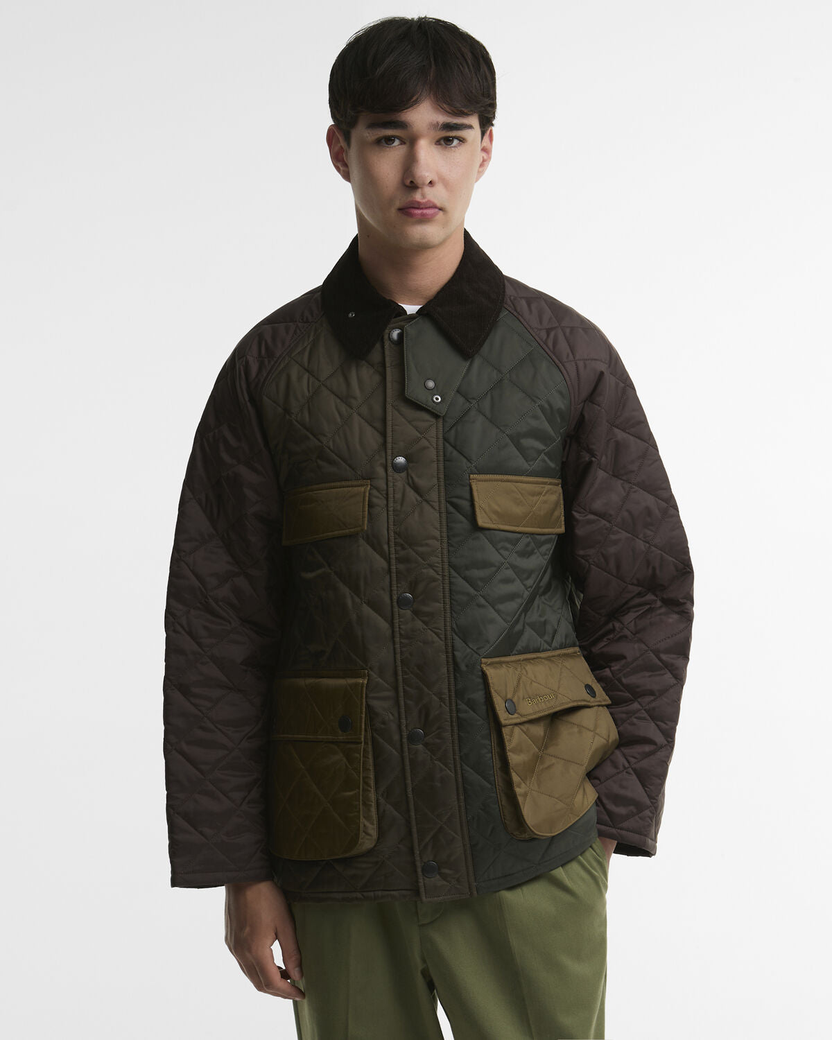 Barbour – Patch Sugar Bedale Quilt Jacket – Sage