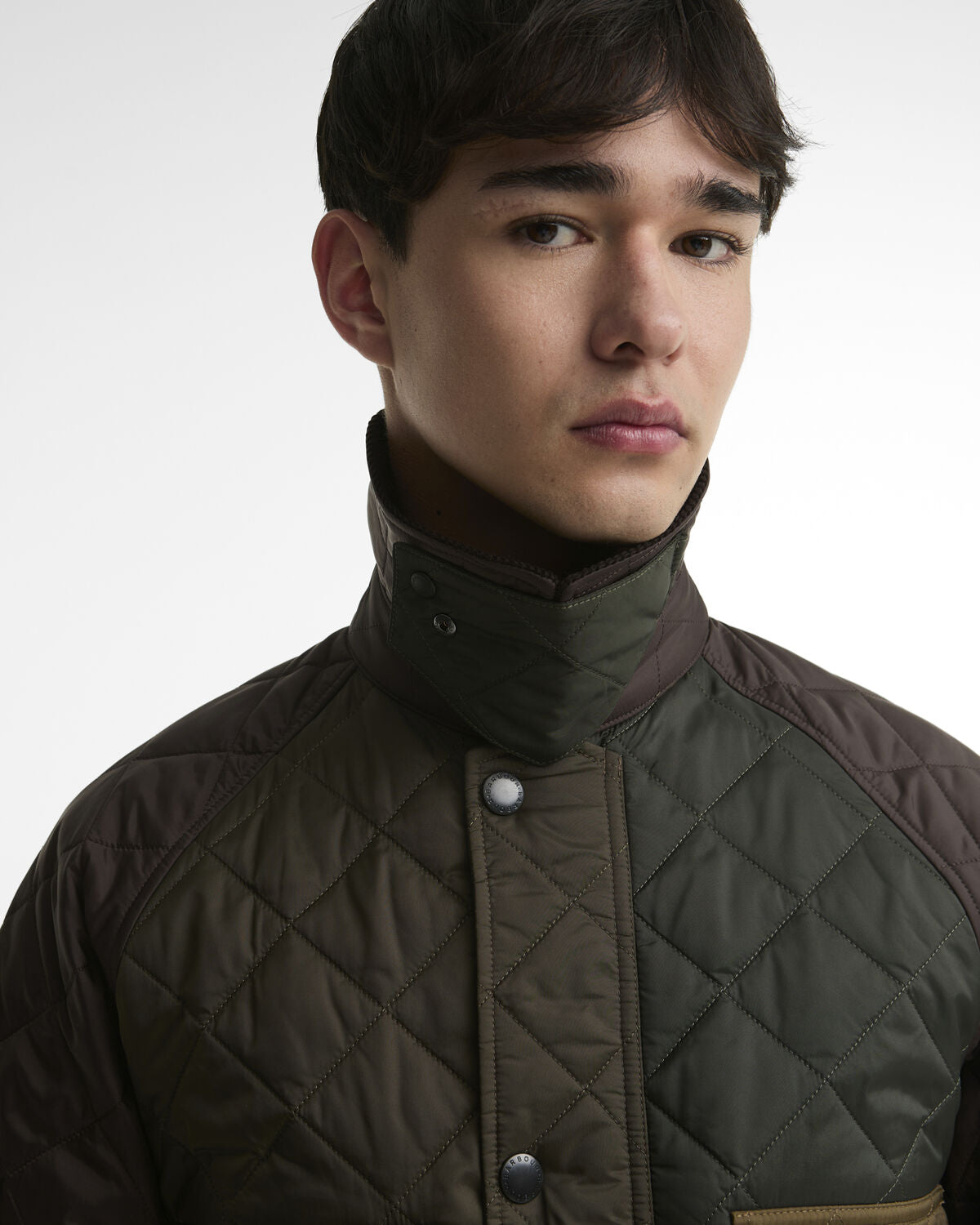 Barbour – Patch Sugar Bedale Quilt Jacket – Sage