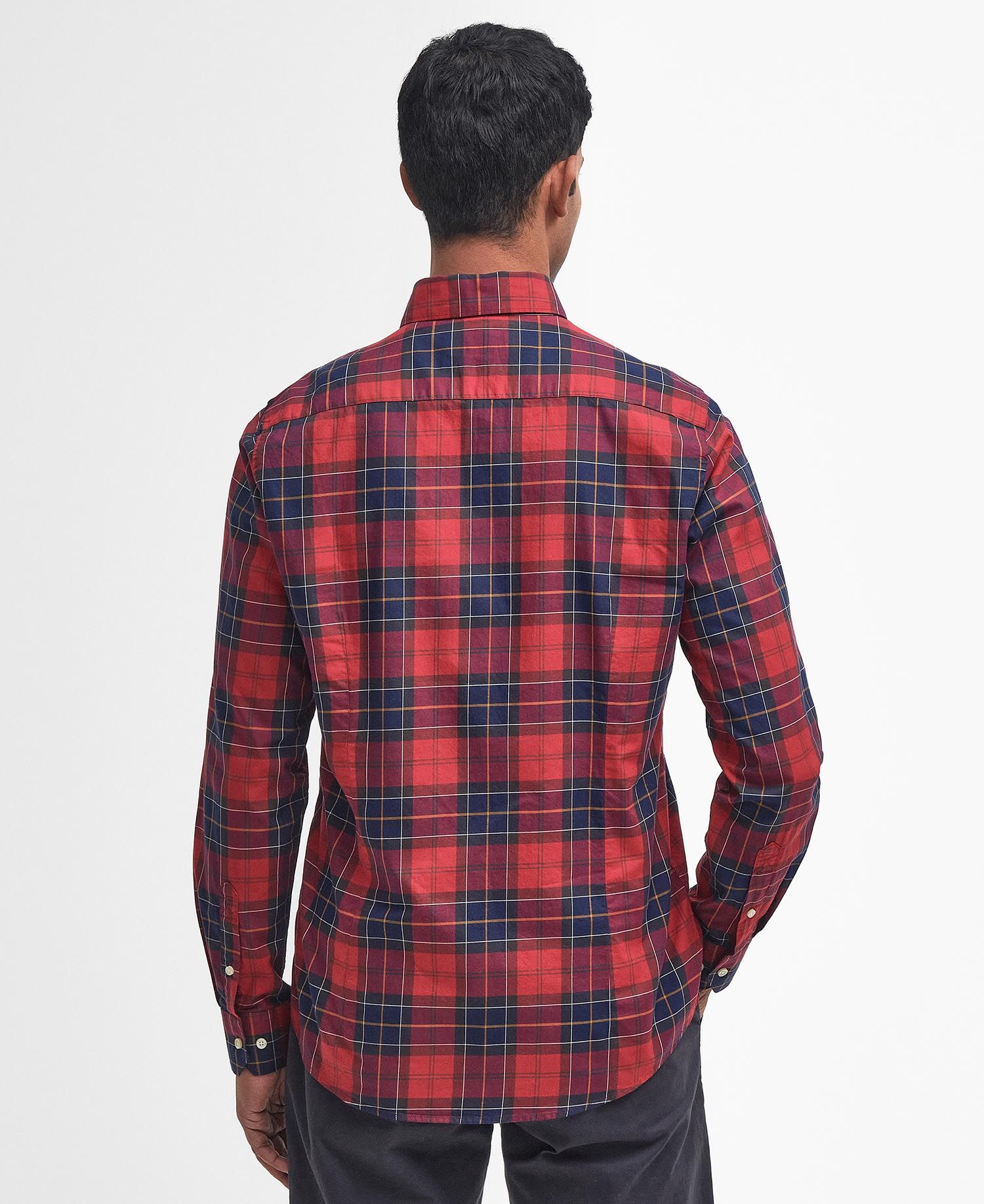 Wetheram Tailored Shirt Fw24 Barbour - Red