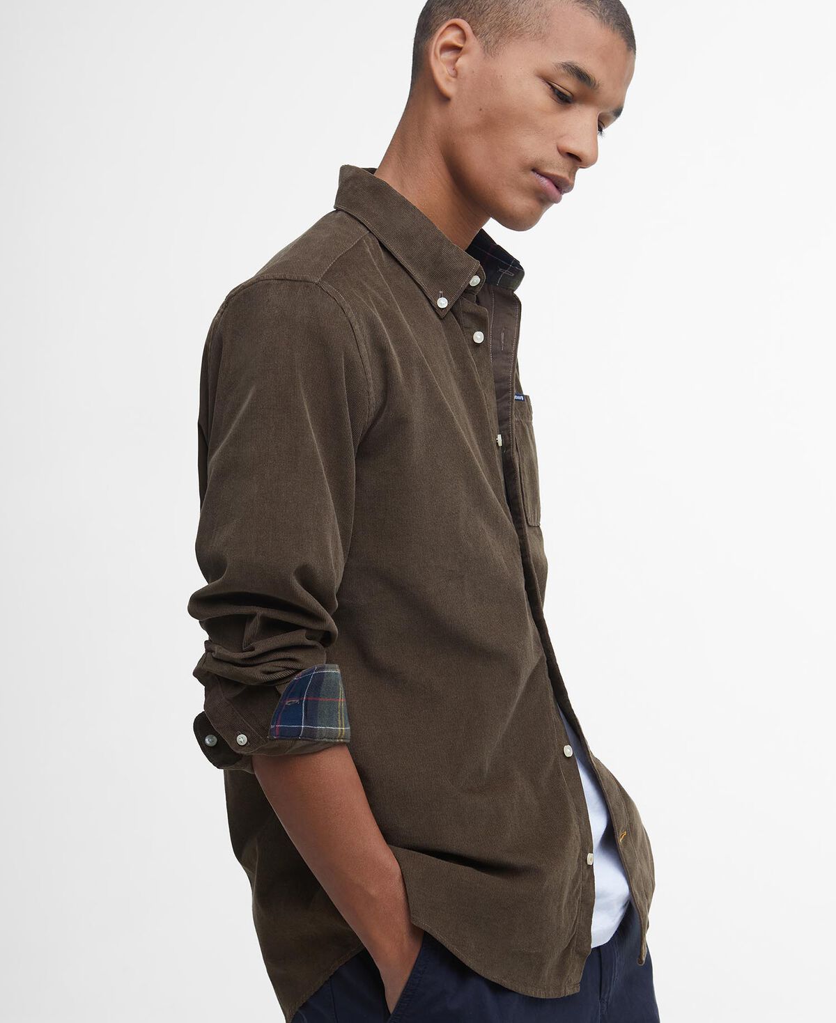 Barbour – Ramsey Tailored Shirt – Brown