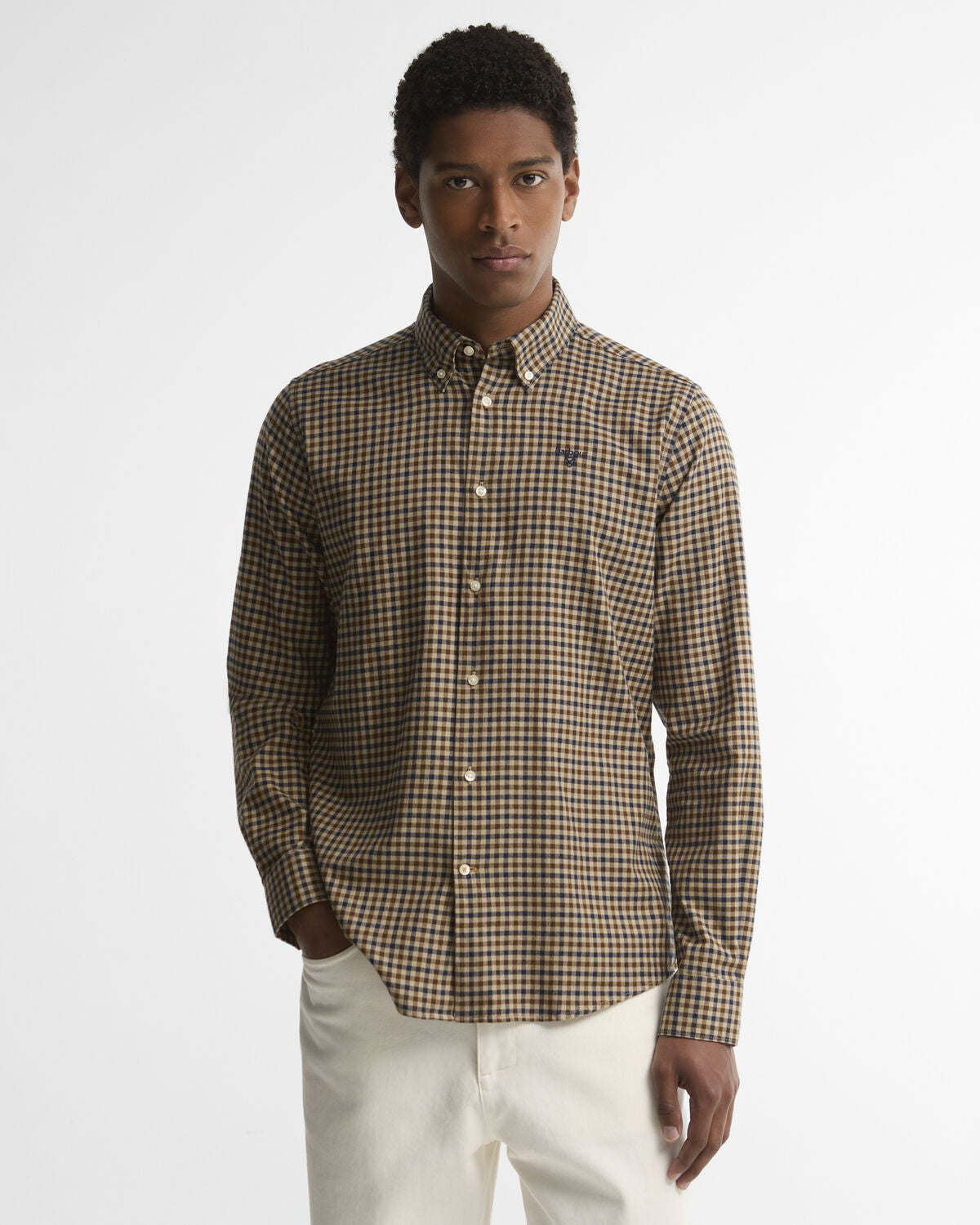 Barbour – Finkle Tailored Shirt – Dark Sand