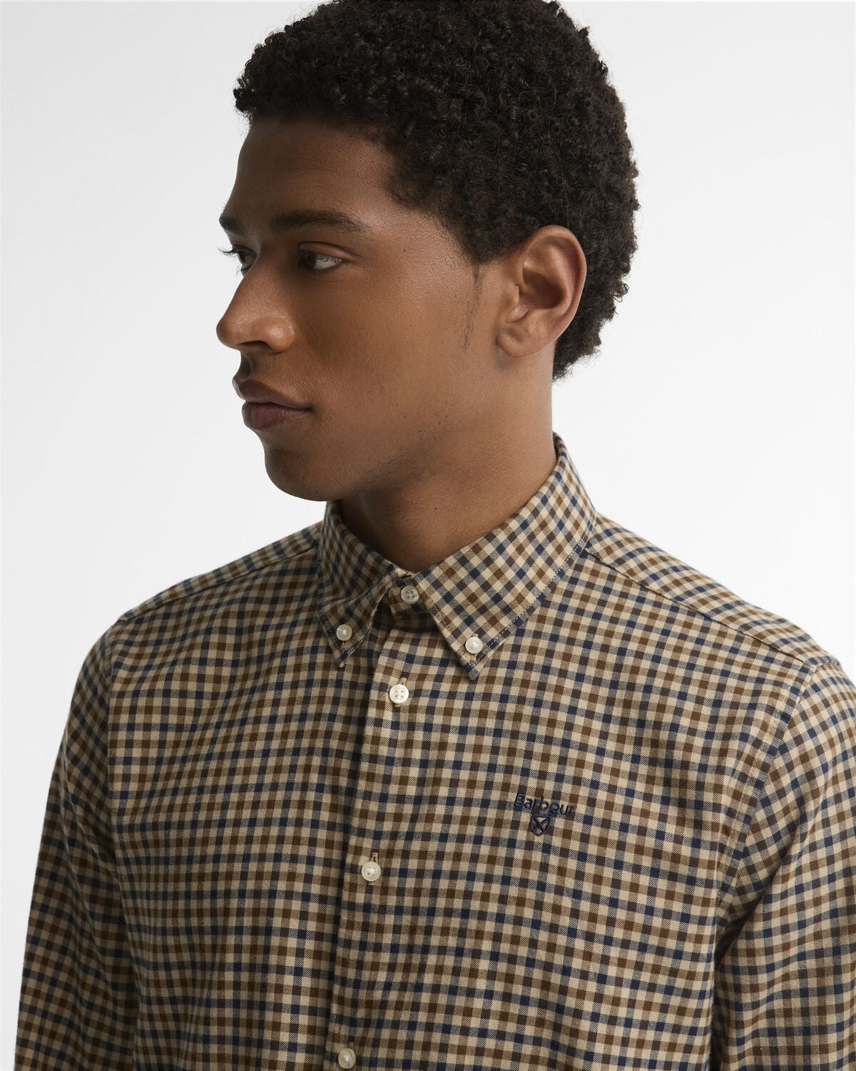 Barbour – Finkle Tailored Shirt – Dark Sand