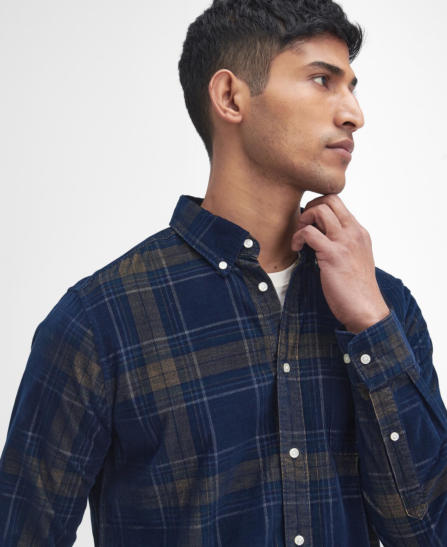 Southfield Tailored Shirt Fw24 Barbour Shirt - Inky Blue