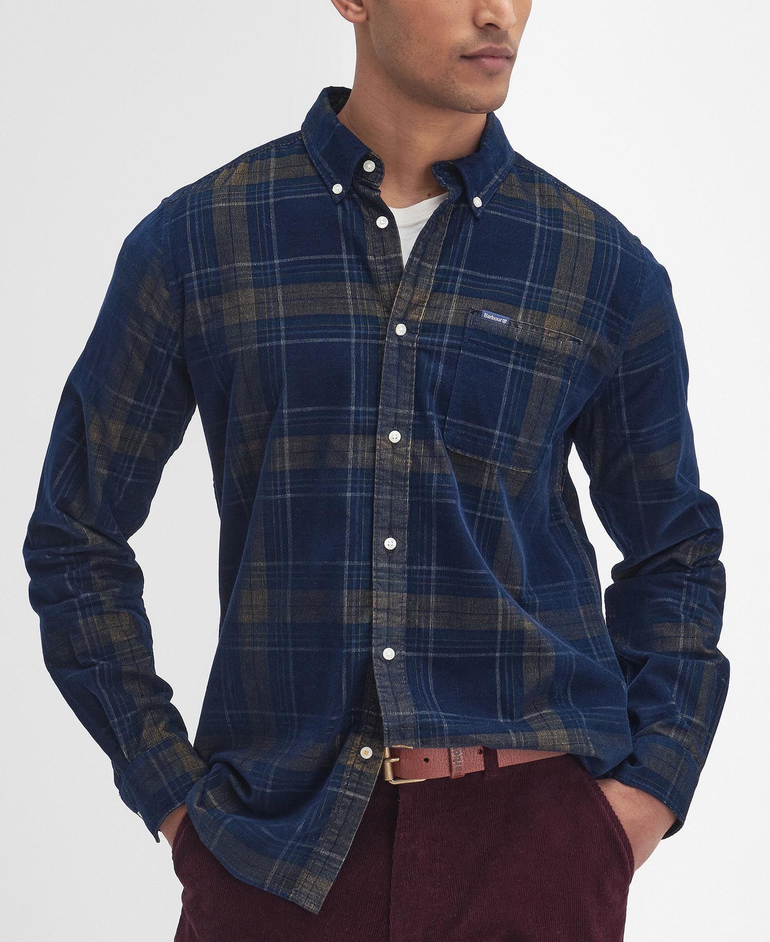 Southfield Tailored Shirt Fw24 Barbour Shirt - Inky Blue